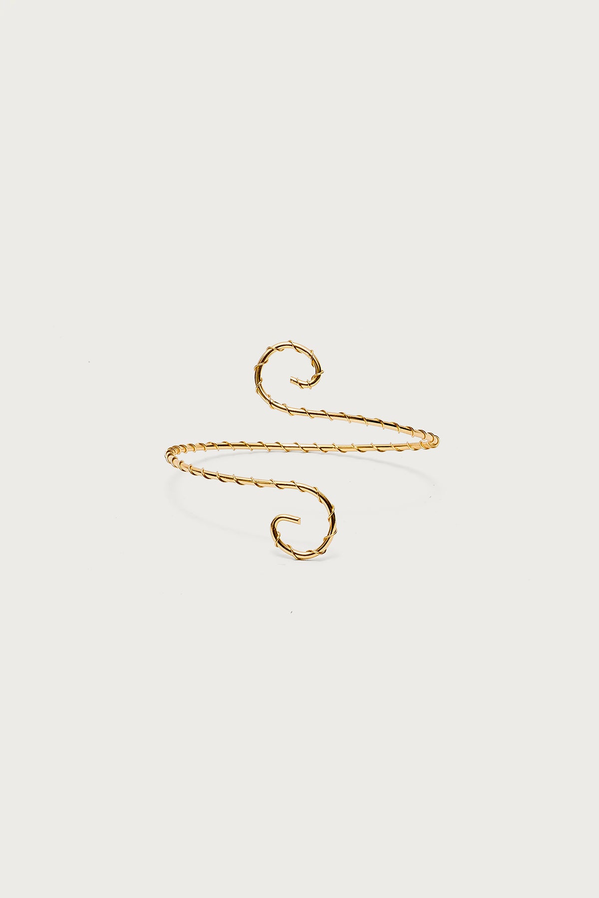 Spiral Twisted Arm Cuff
