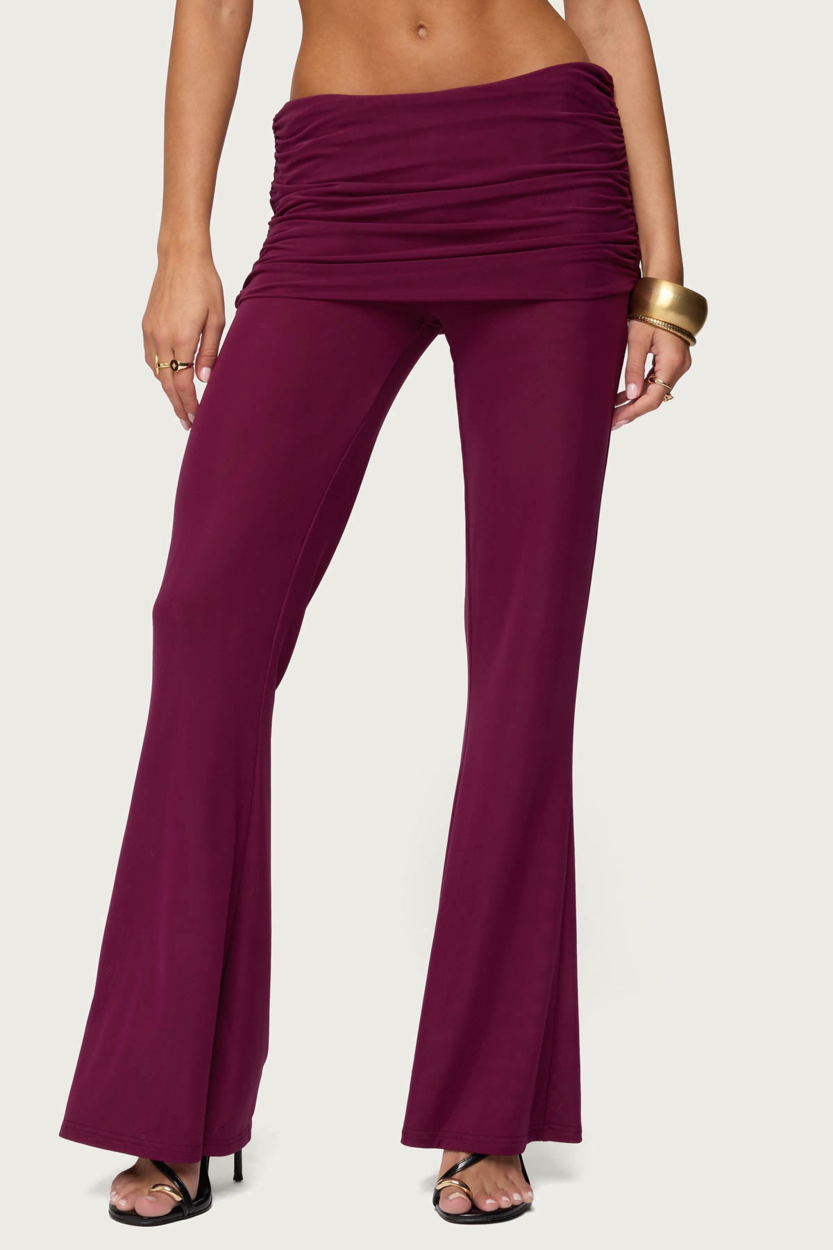 Halli Fold Over Mini Skirt Pants