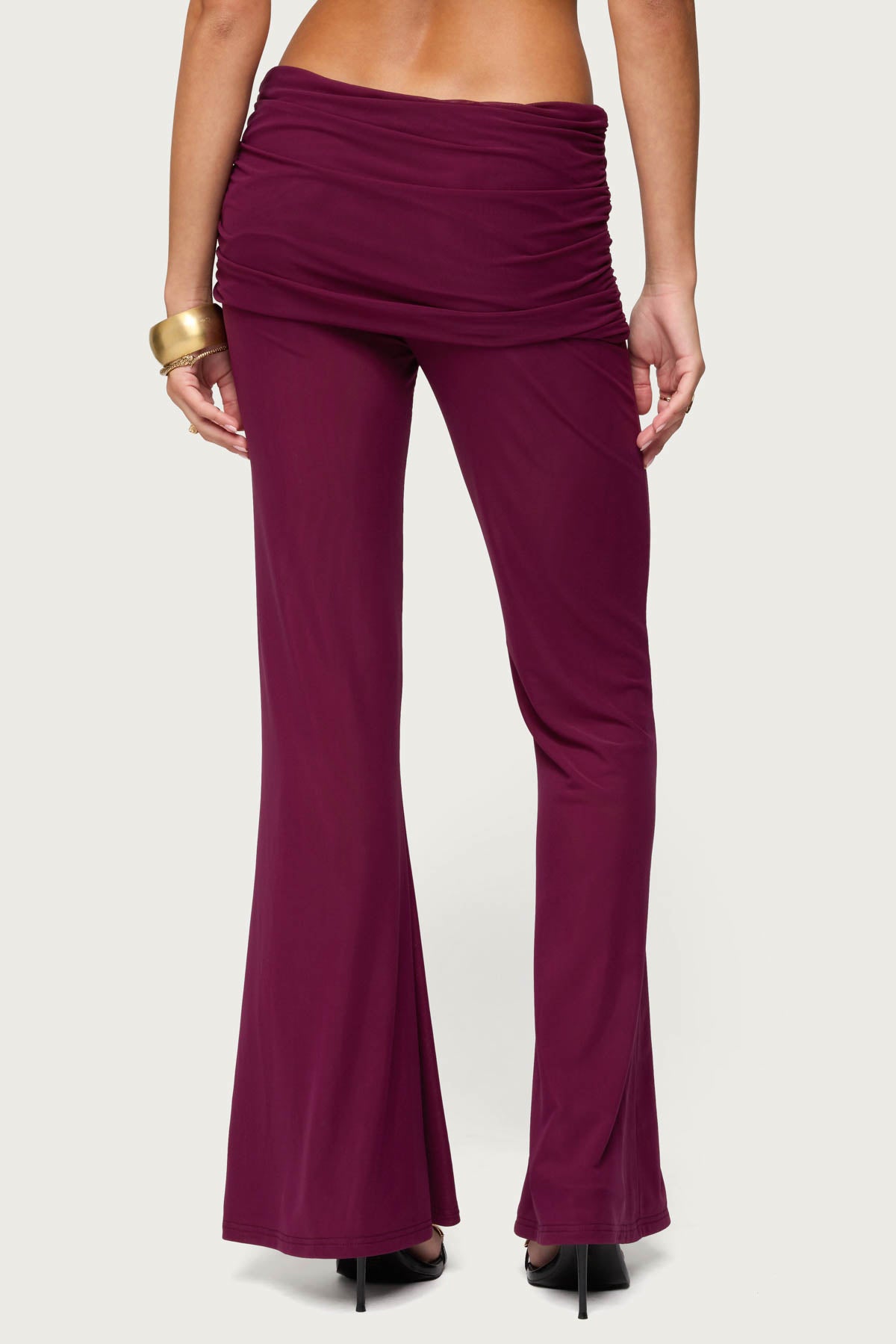 Halli Fold Over Mini Skirt Pants