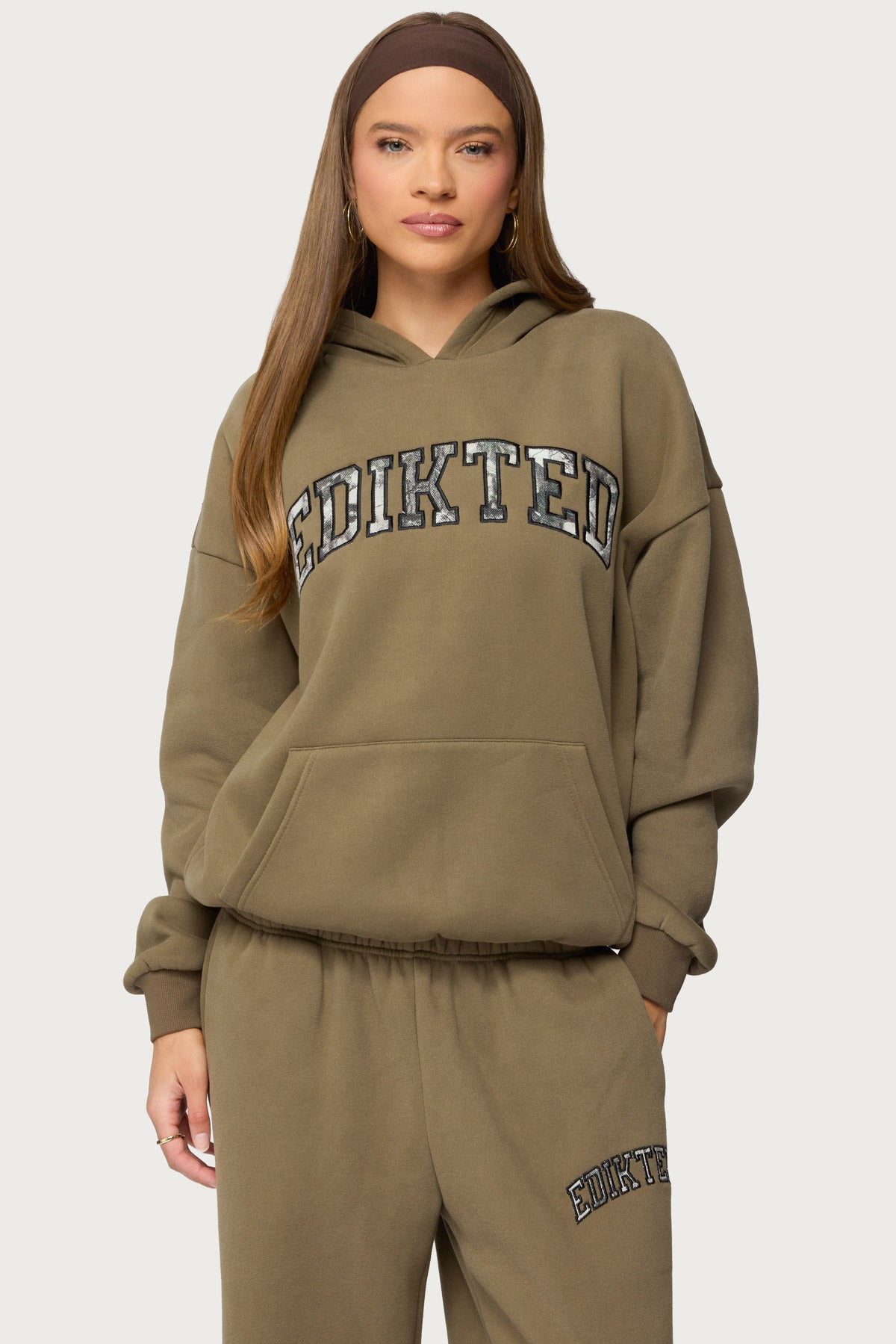 Camo Crush Edikteds Oversized Hoodie
