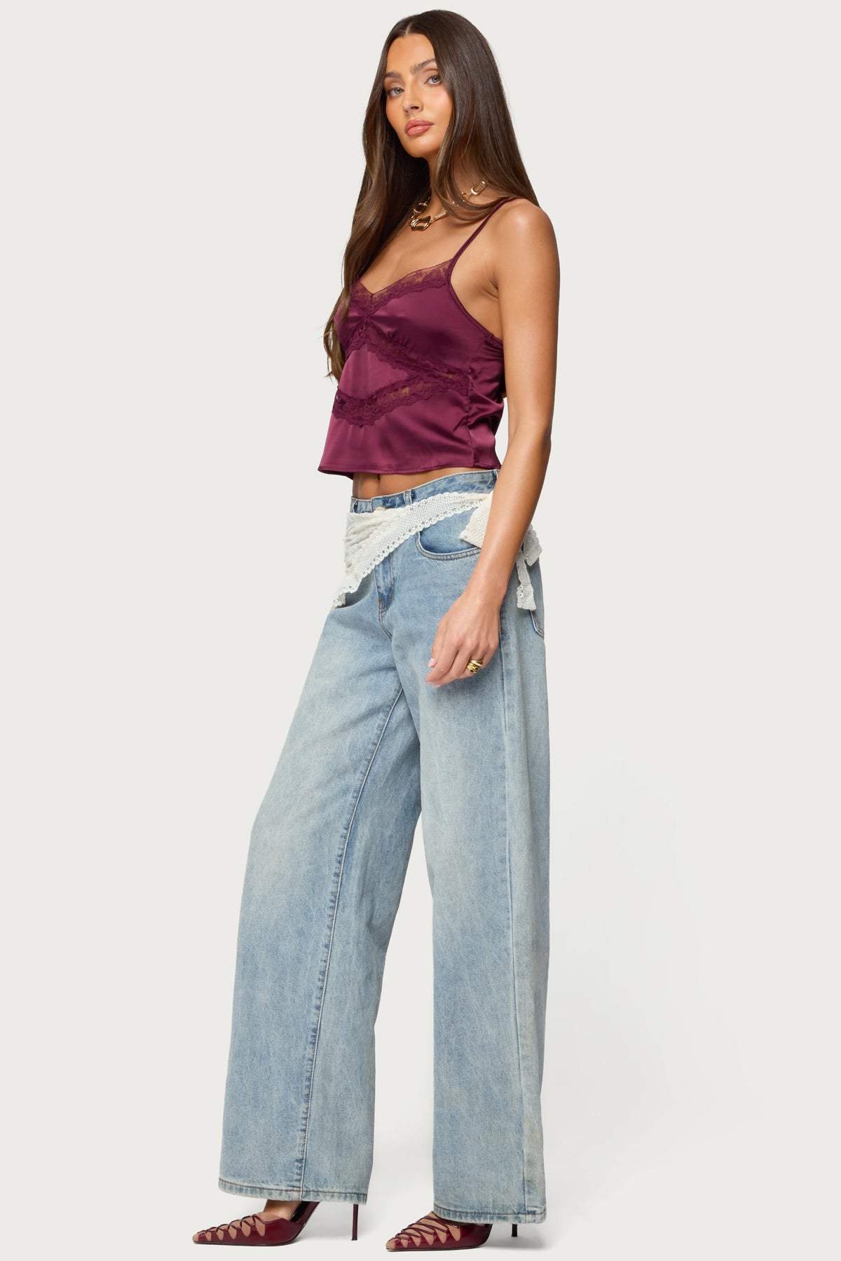 Tamar Satin Effect Tank Top