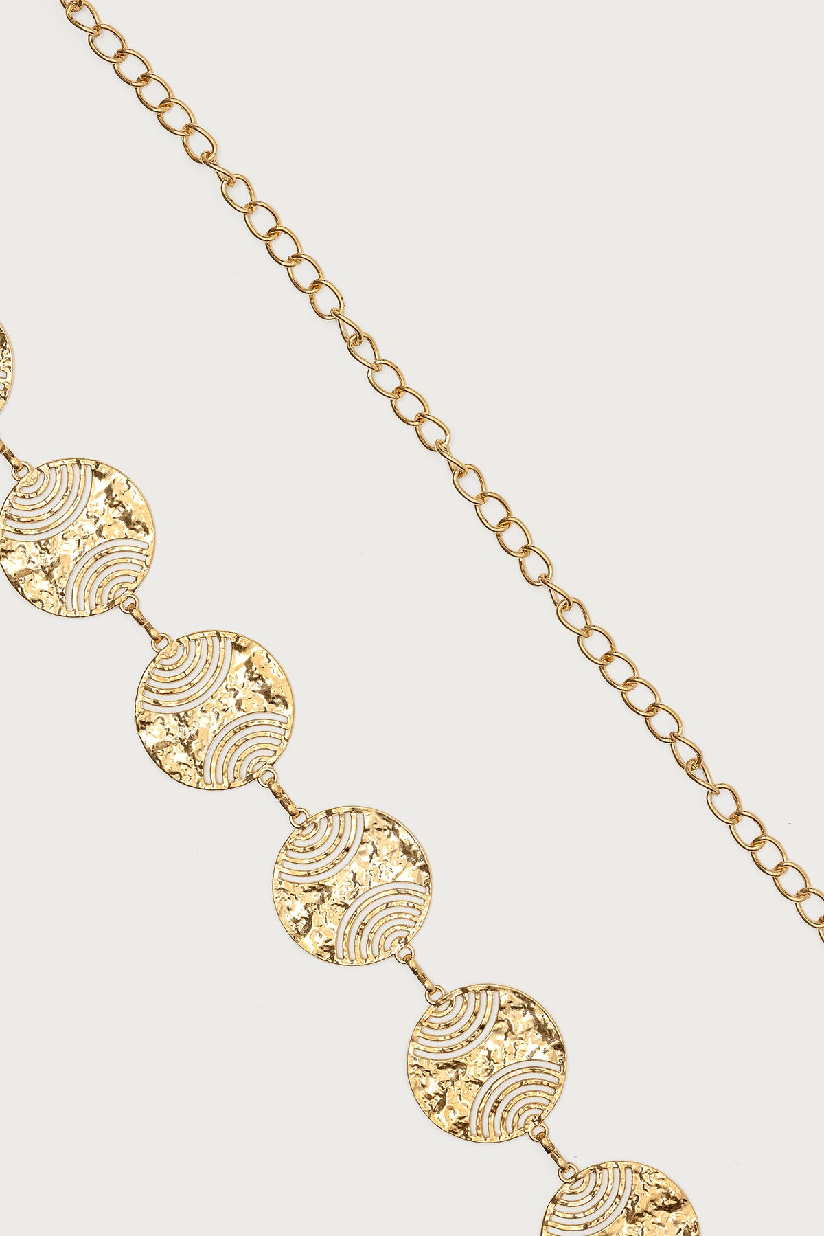 Textured Disc Chain Belt