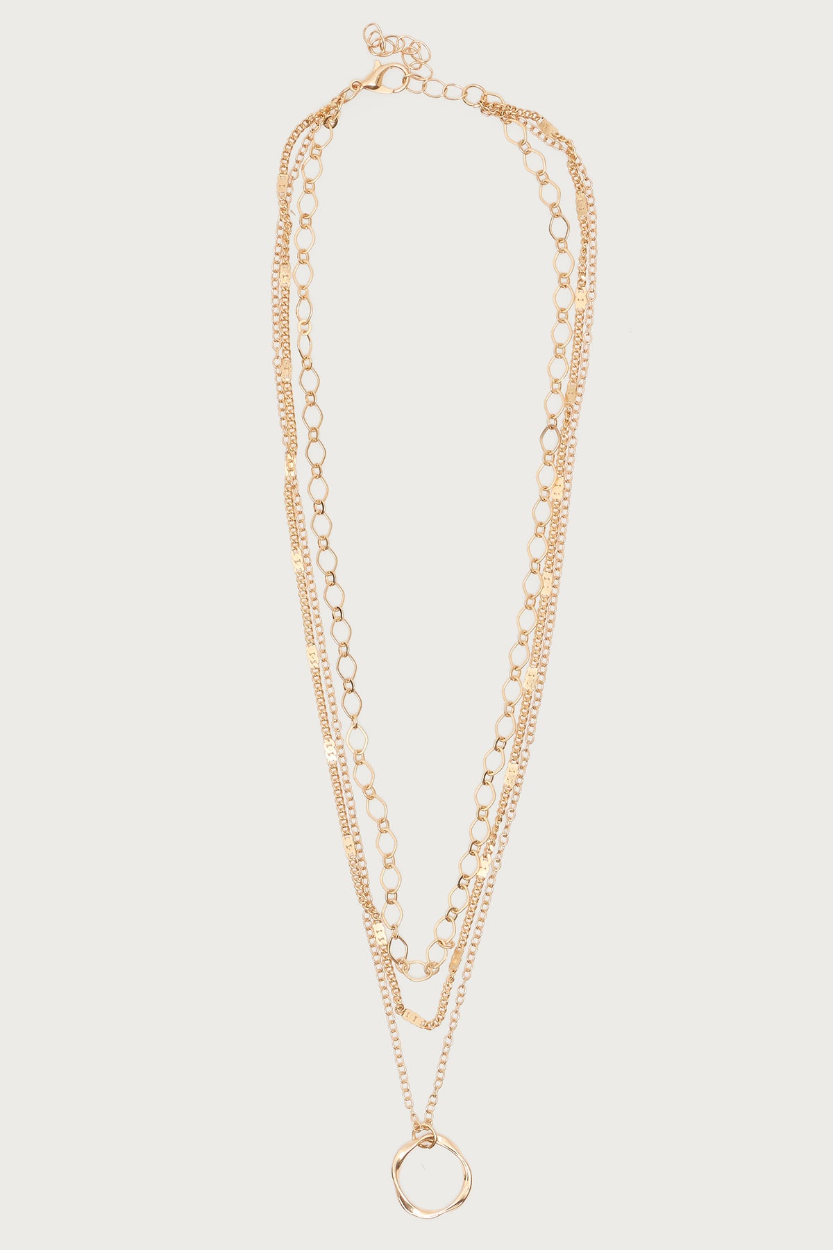 Mixed Chain Layered Necklace