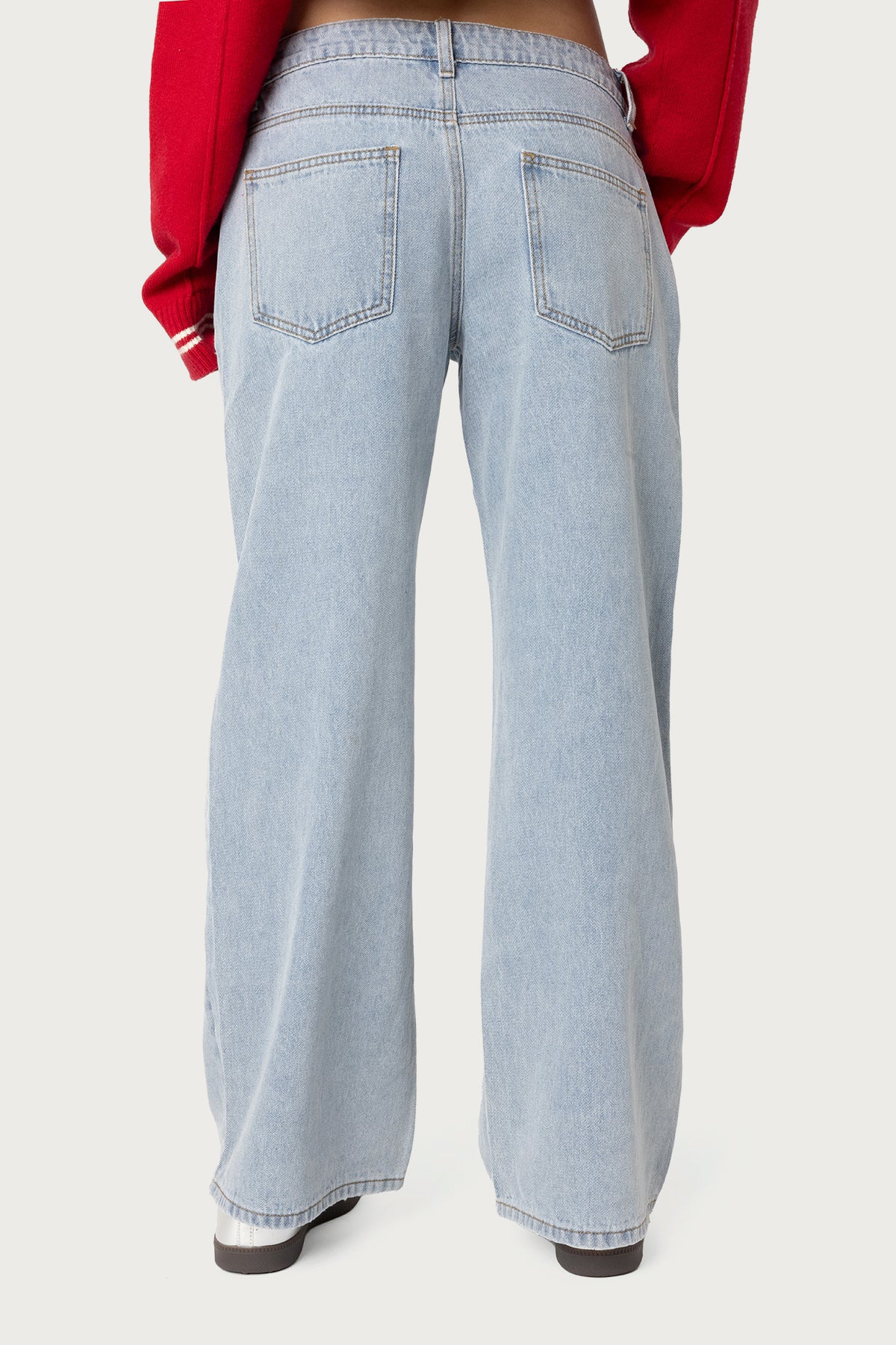 Petite Raelynn Washed Low Rise Jeans