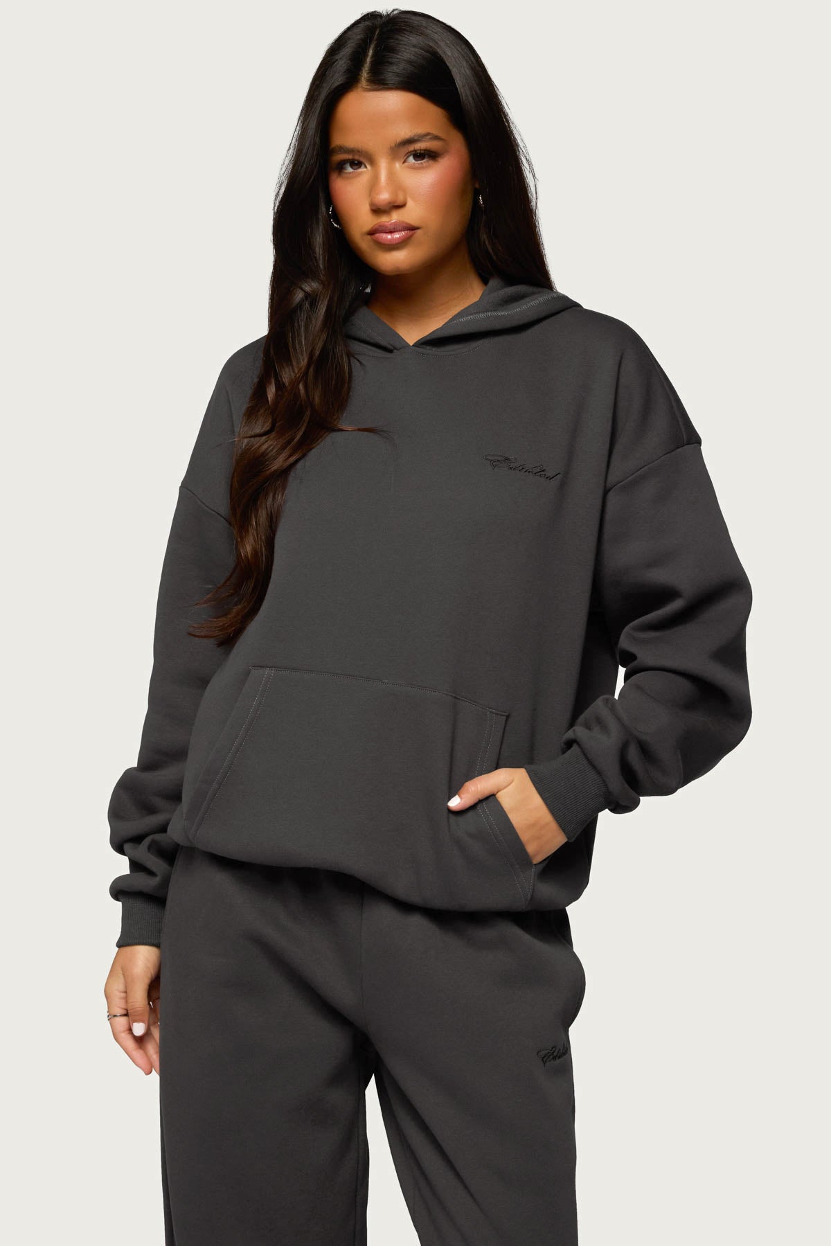 Basic Girl Oversized Edikteds Hoodie