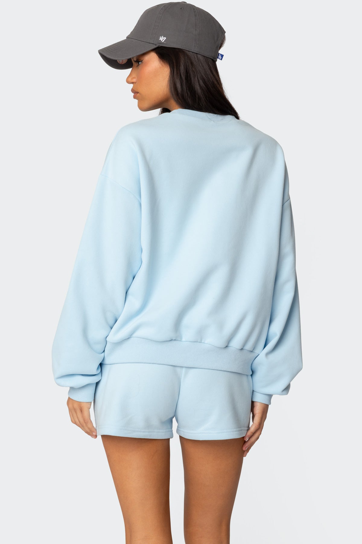 Super Edikteds Rhinestone Oversized Sweatshirt