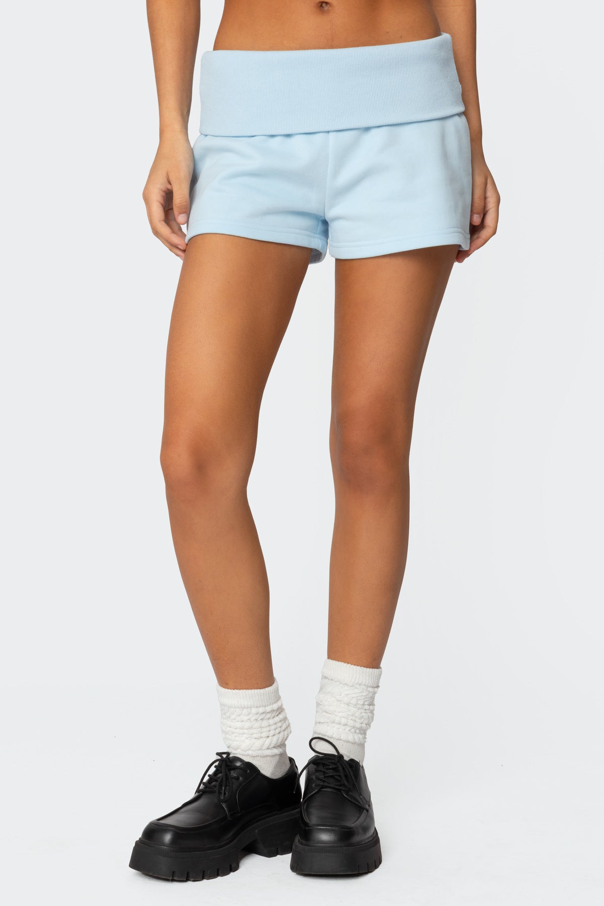 Super Edikteds Fold Over Sweat Shorts