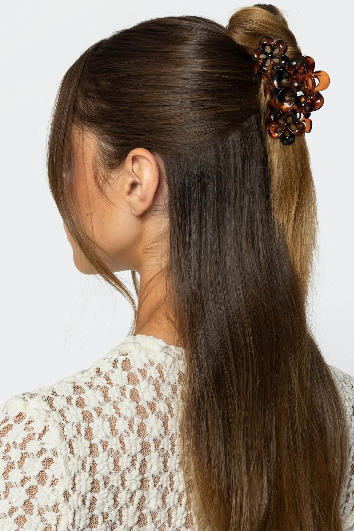 Floral Claw Clip