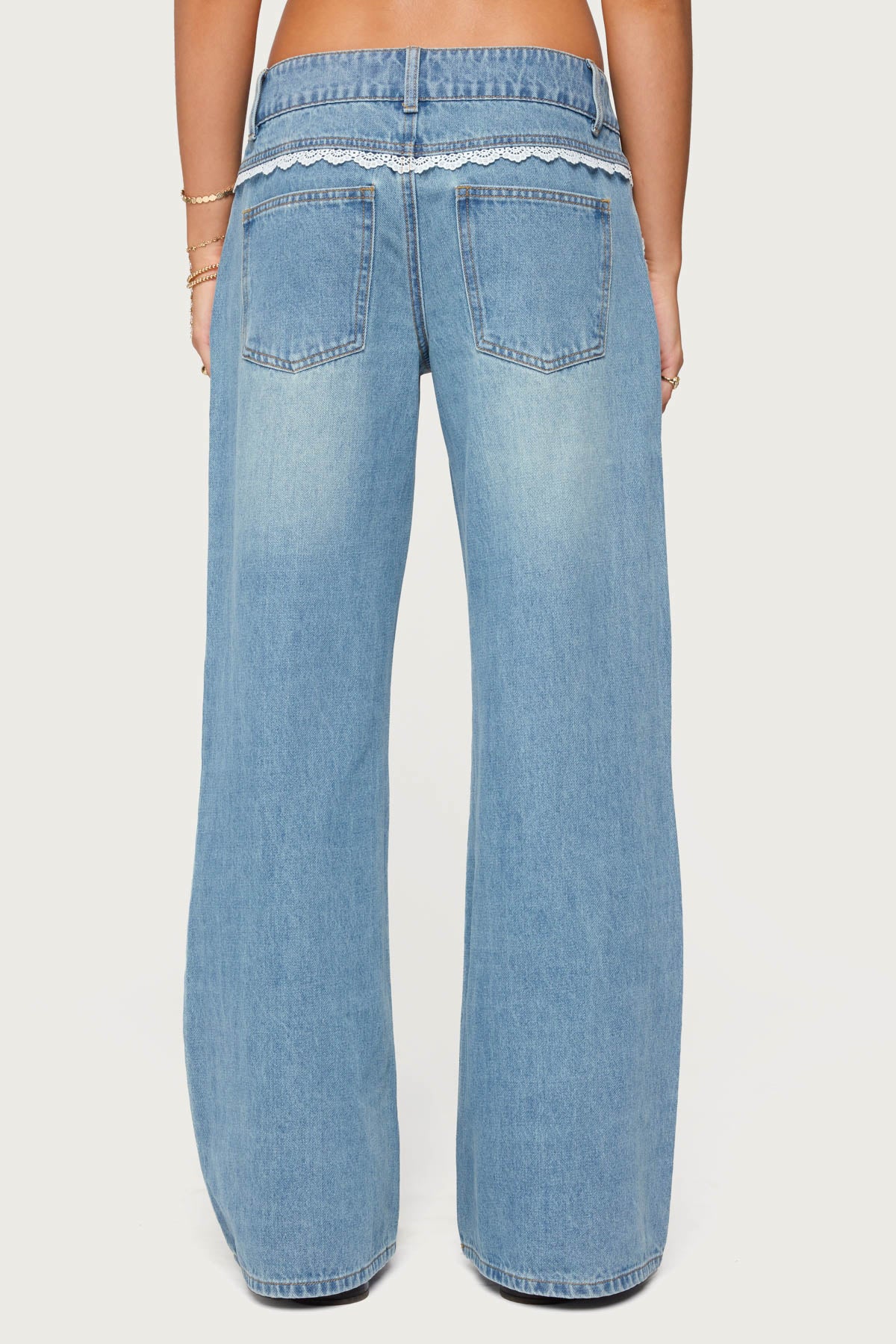 Alisha Lacey Low Rise Jeans