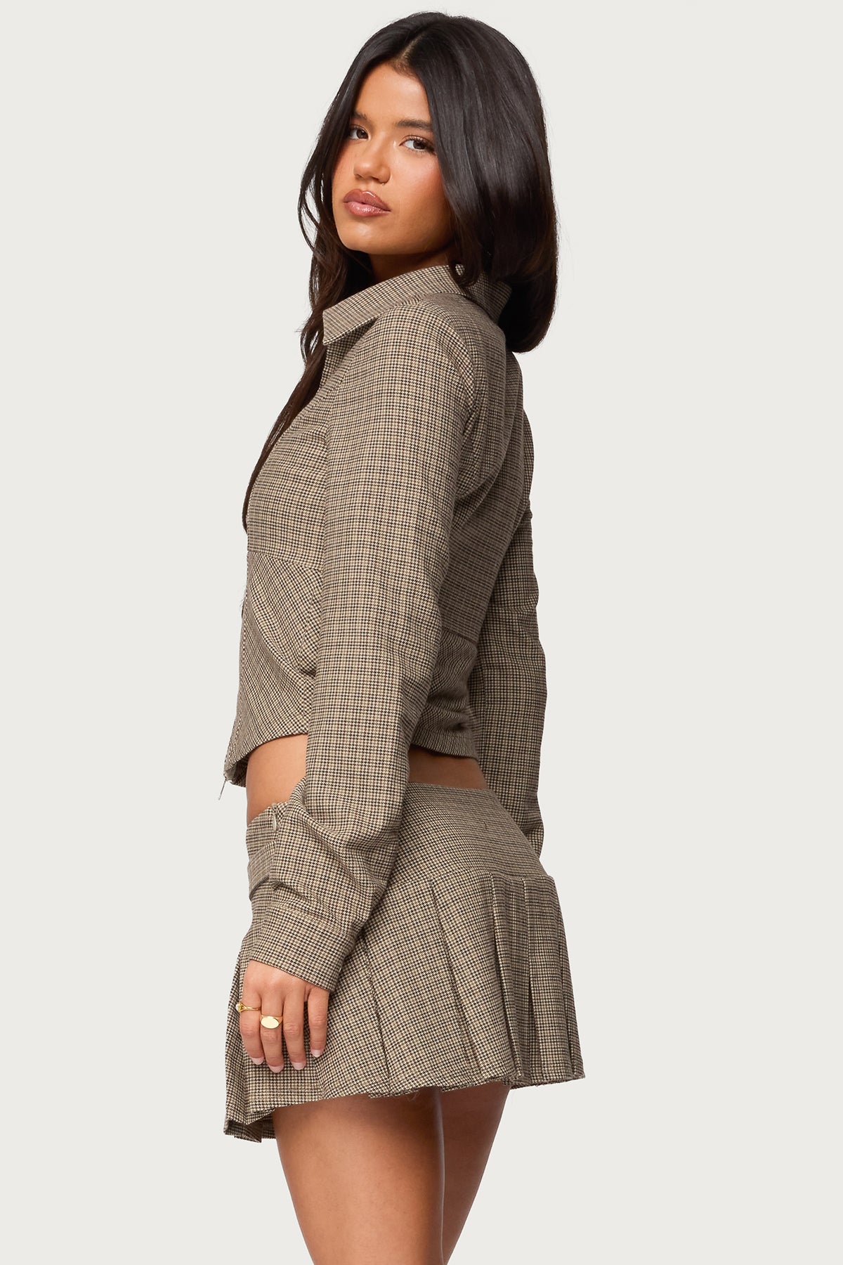 Lockette Plaid Jacket