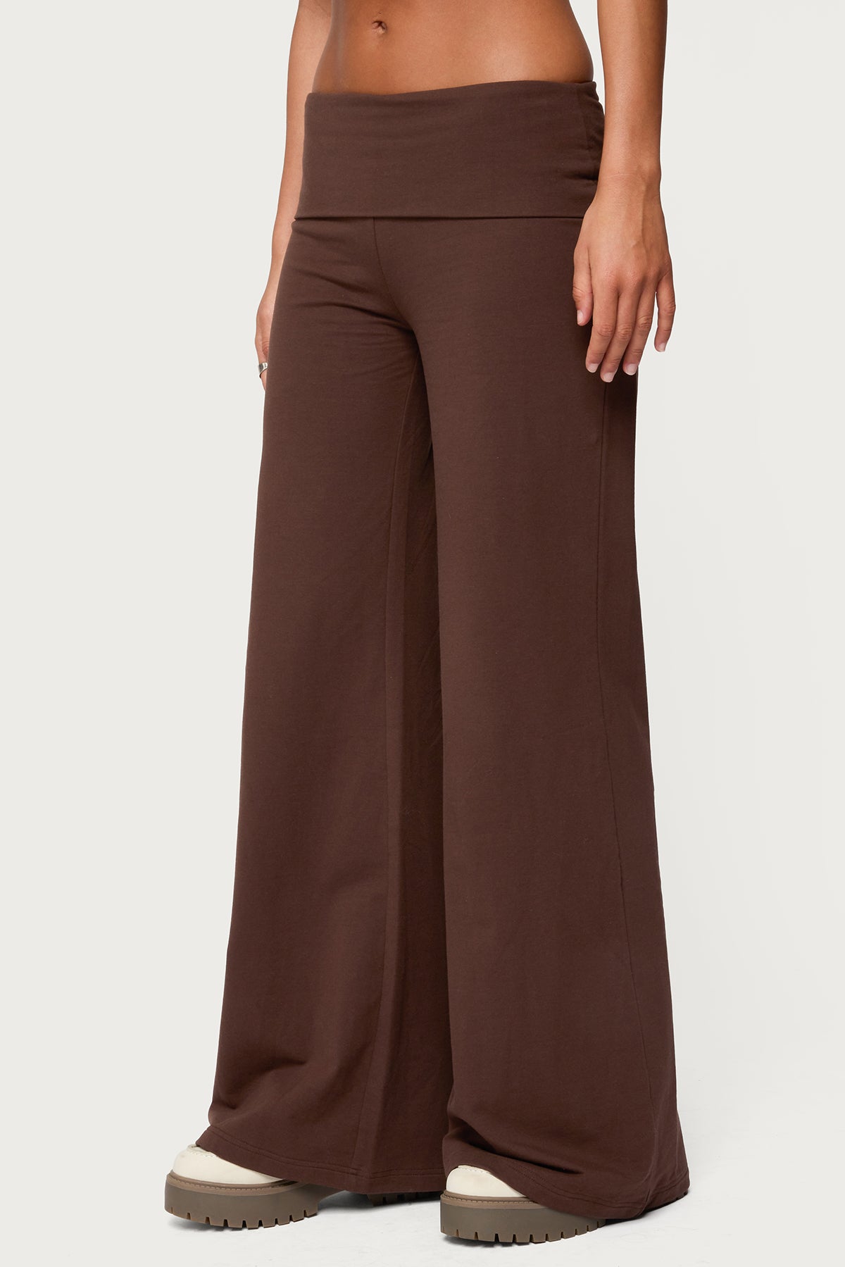 Wide Leg Fold Over Pants