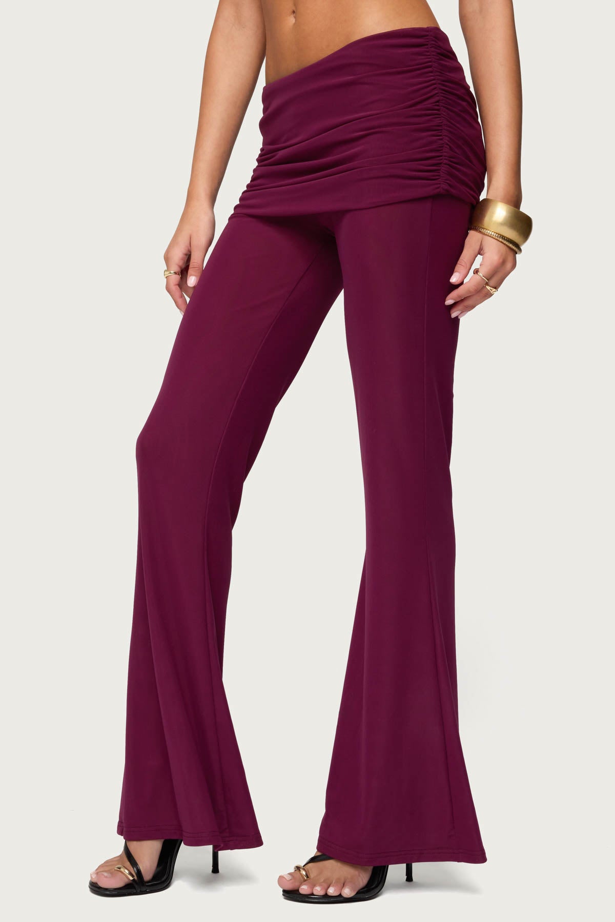 Halli Fold Over Mini Skirt Pants
