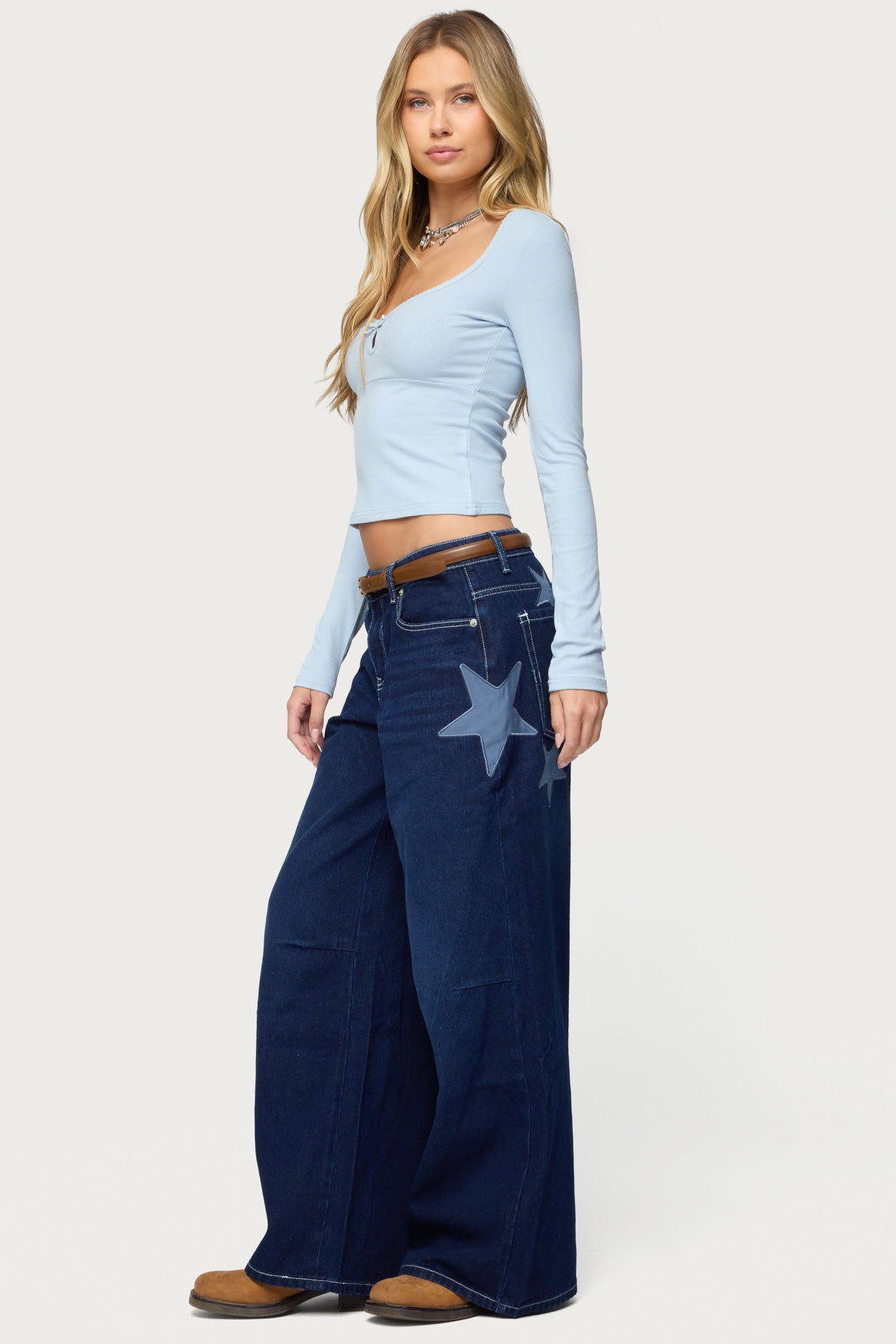 Madder Keyhole Cutout Top