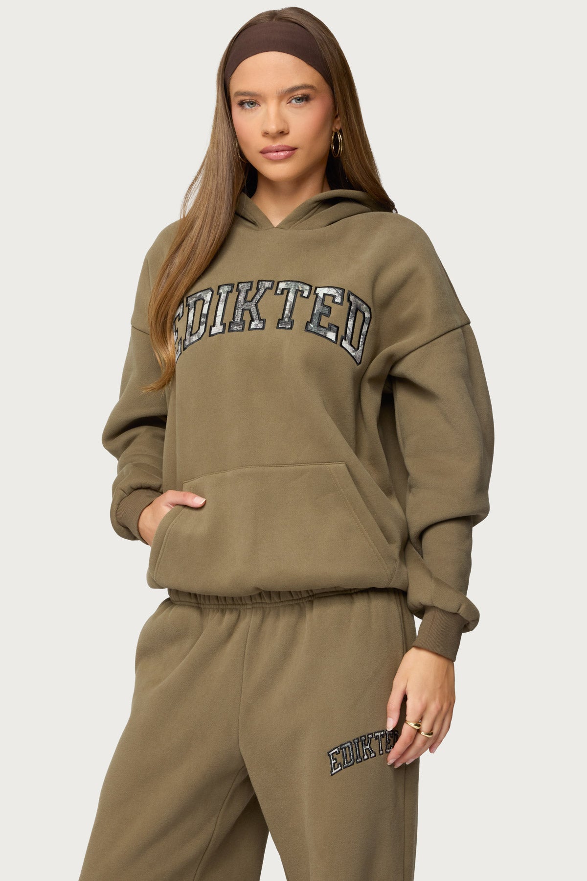 Camo Crush Edikteds Oversized Hoodie