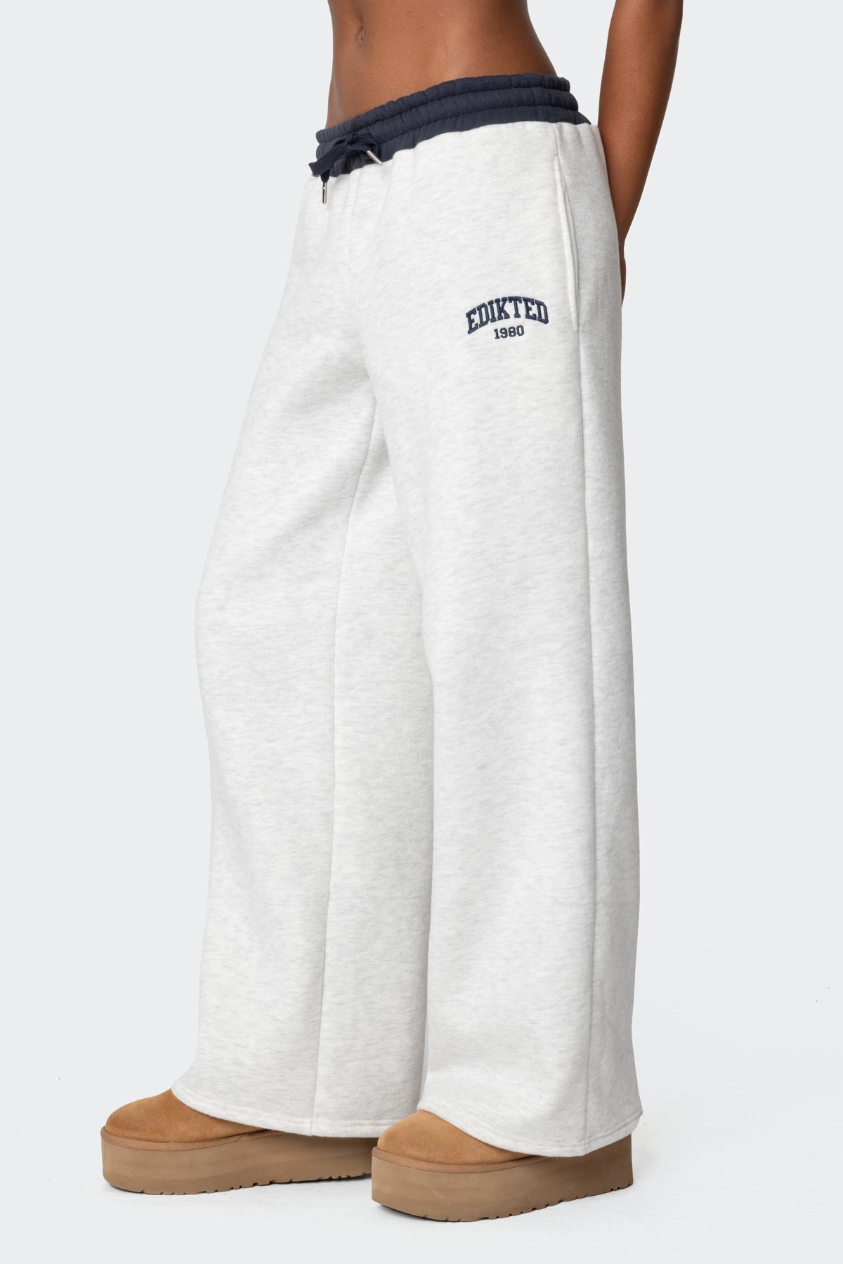 Edikteds Contrast Embroidered Sweatpants