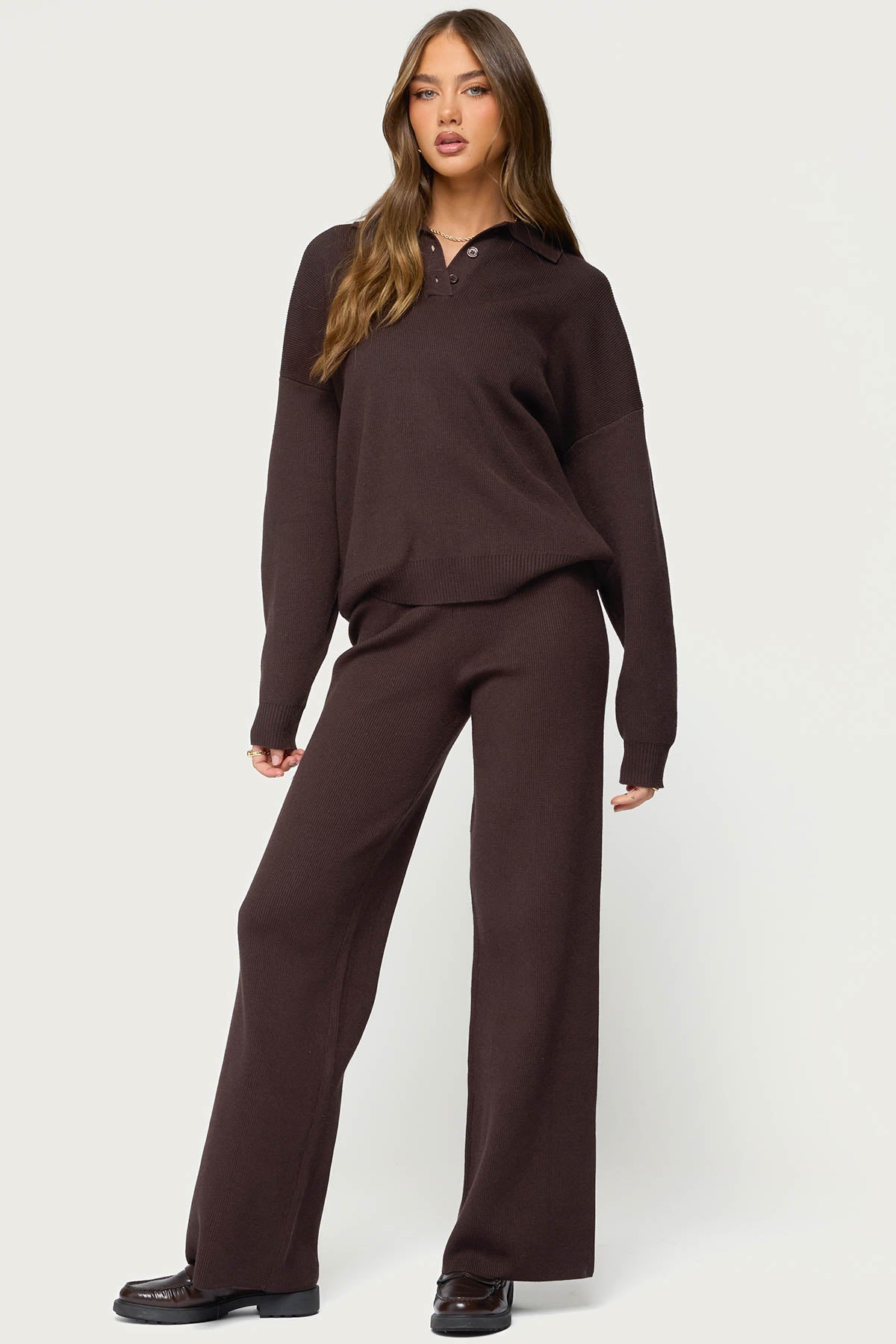 Lorie Wide Leg Knit Pants