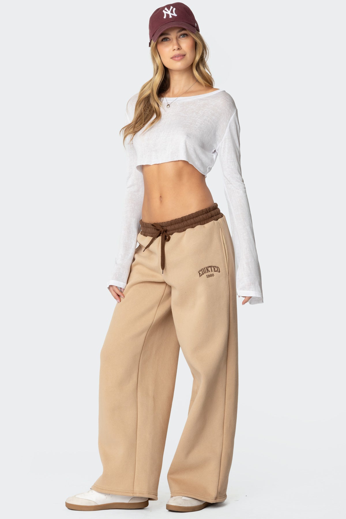Edikteds Contrast Embroidered Sweatpants