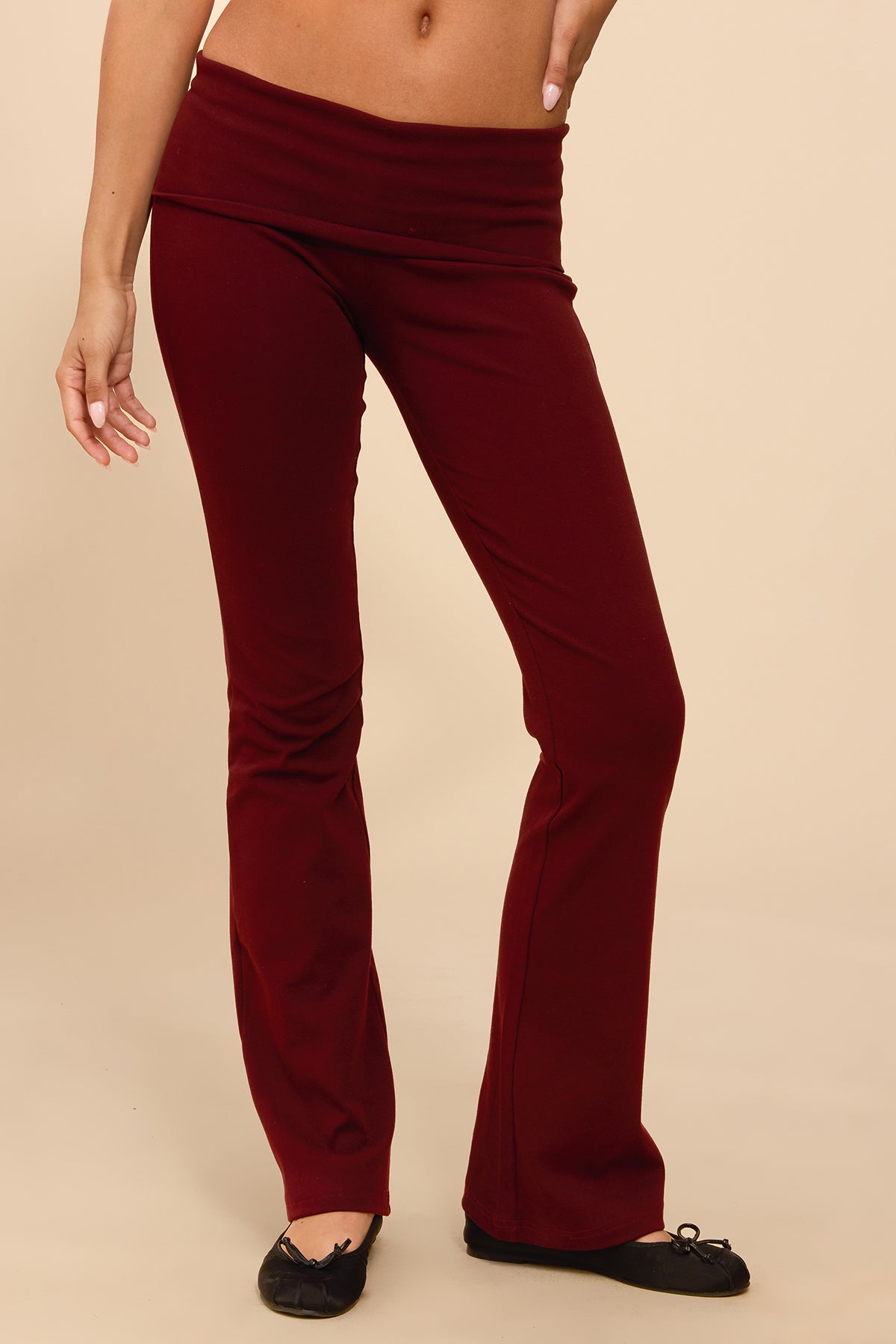 Ivanne Foldover Flared Pants
