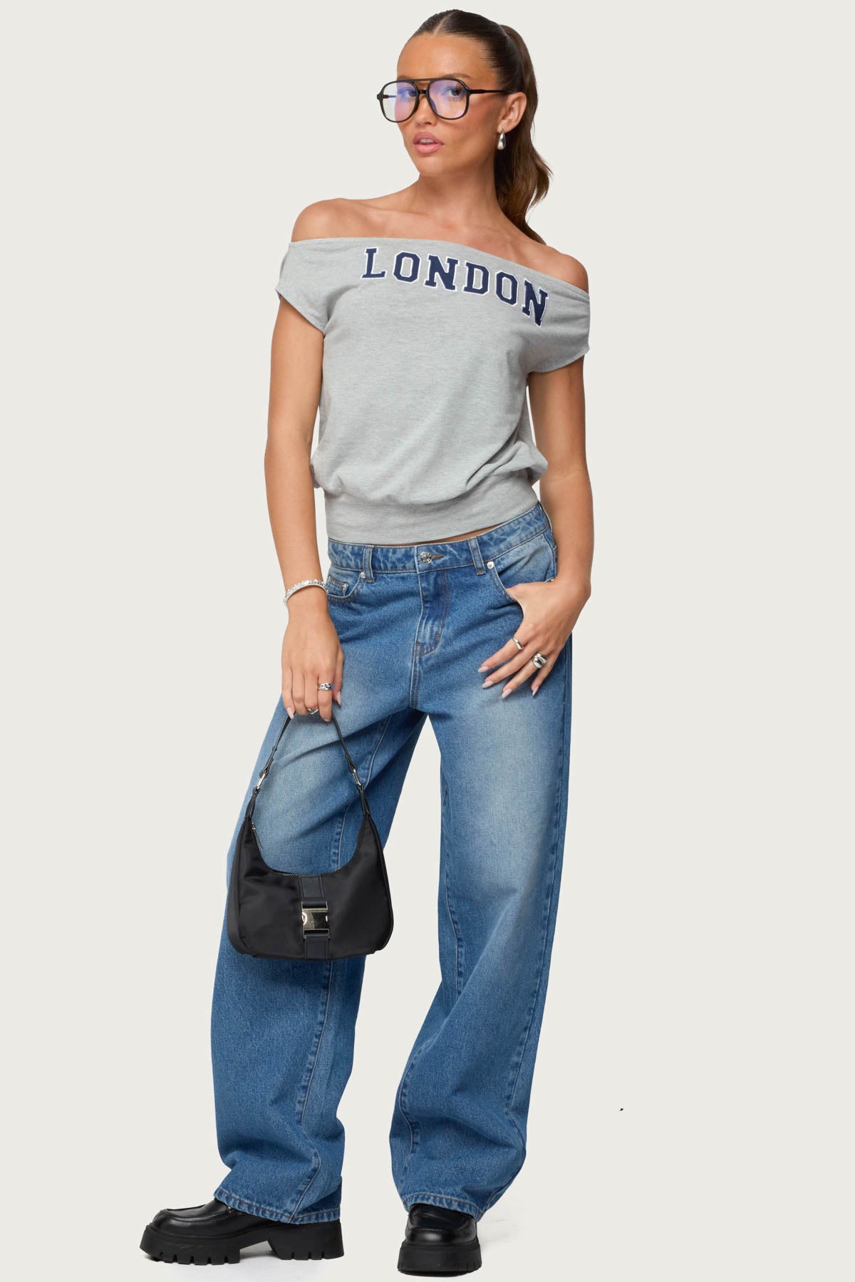 So London off shoulder top
