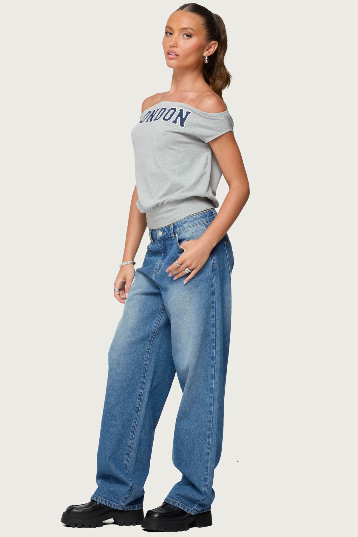 So London off shoulder top