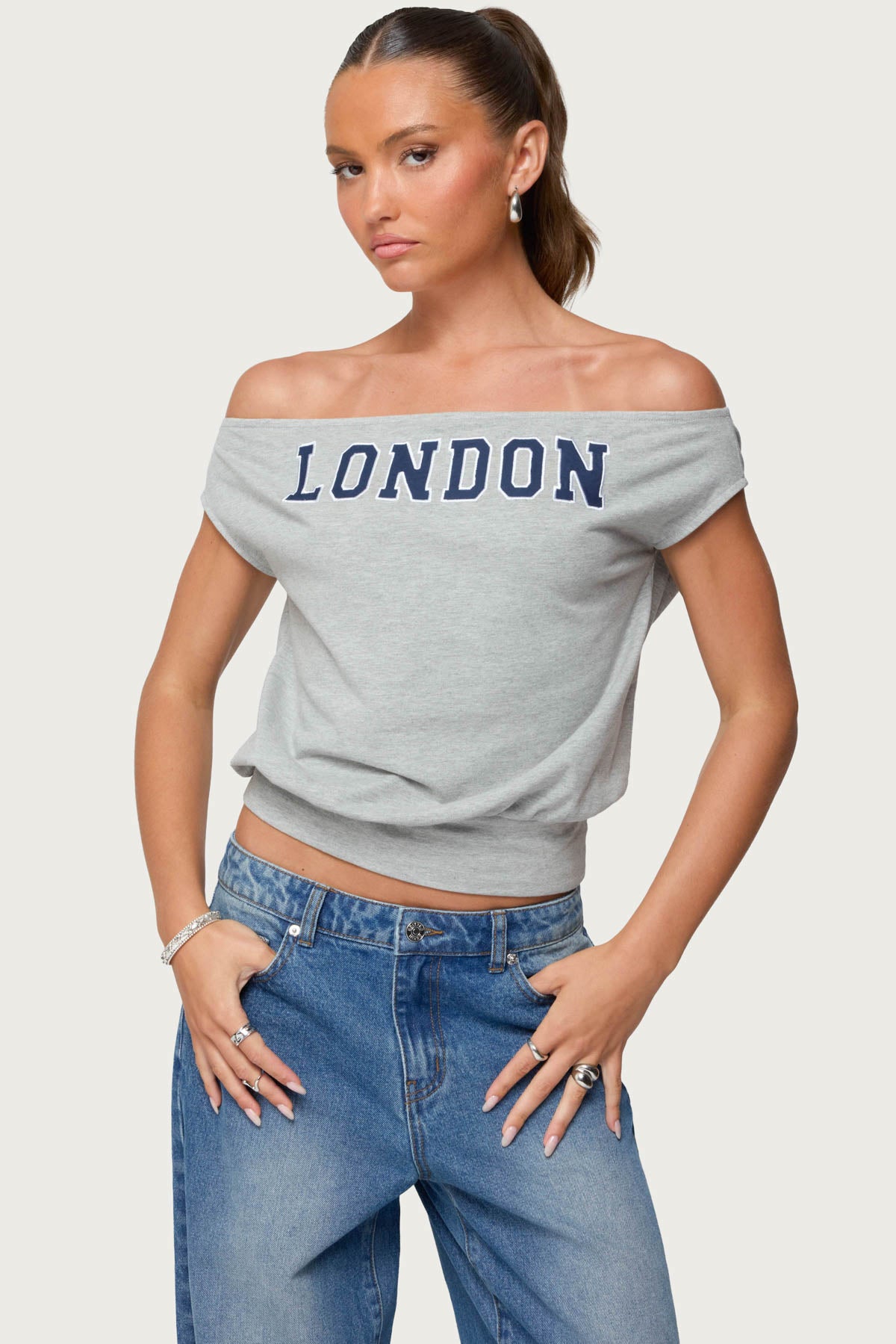 So London off shoulder top