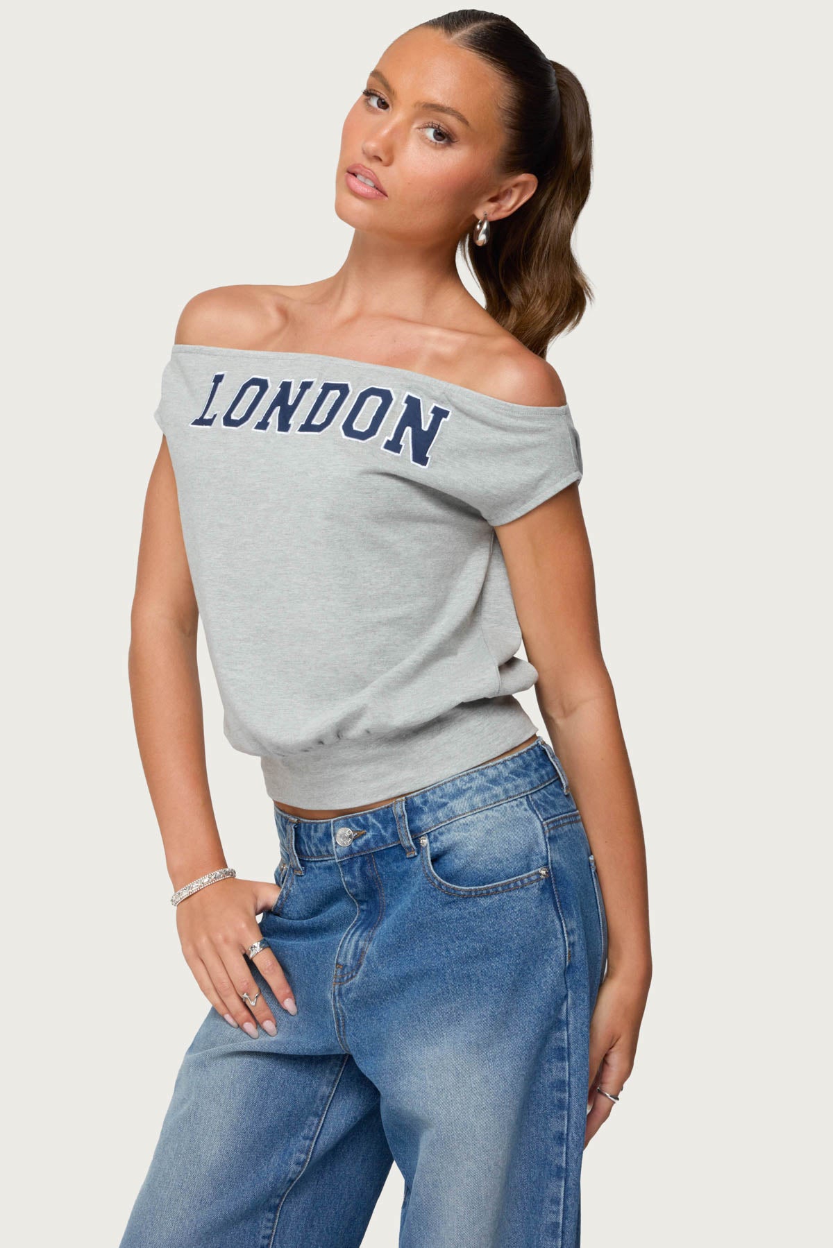 So London off shoulder top