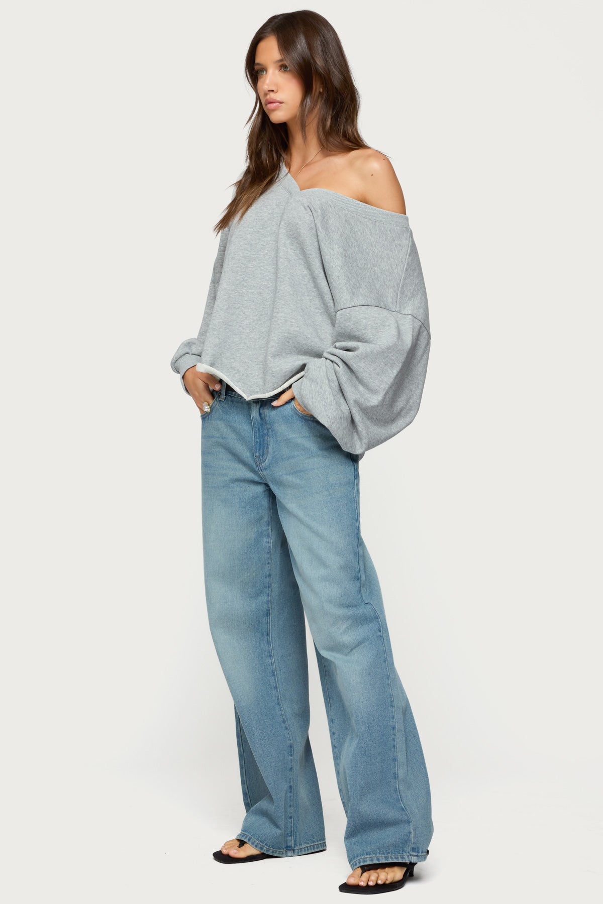 Raelynn Washed Low Rise Jeans