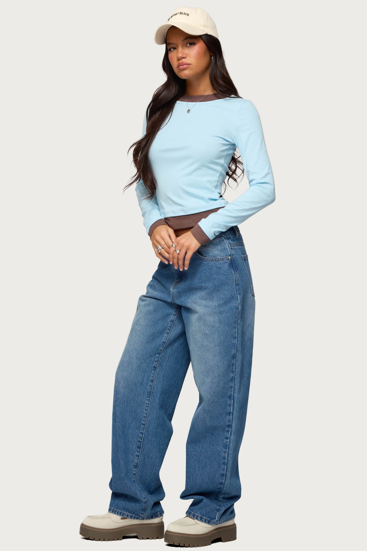 Rorie Mid Rise Straight Leg Jeans