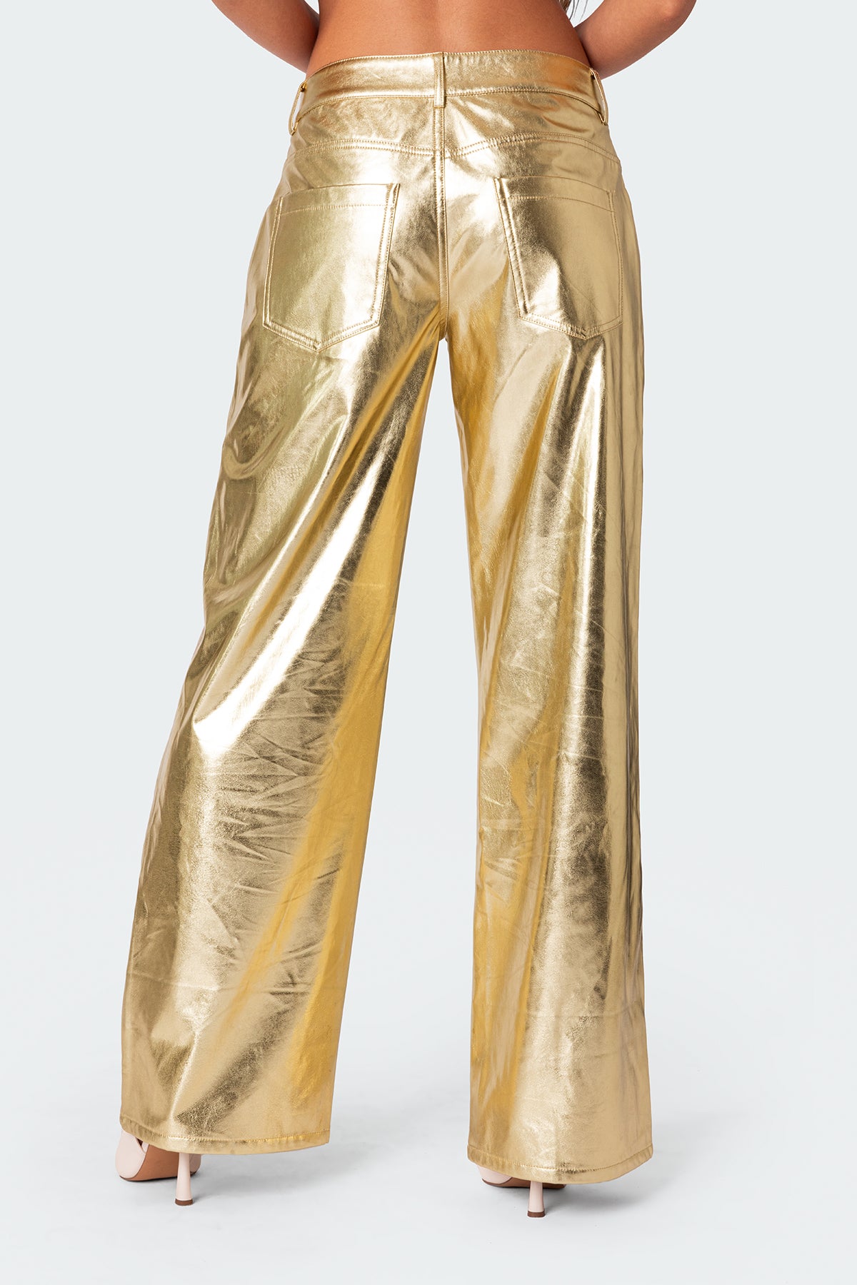 Rochelle Low Rise Metallic Jeans