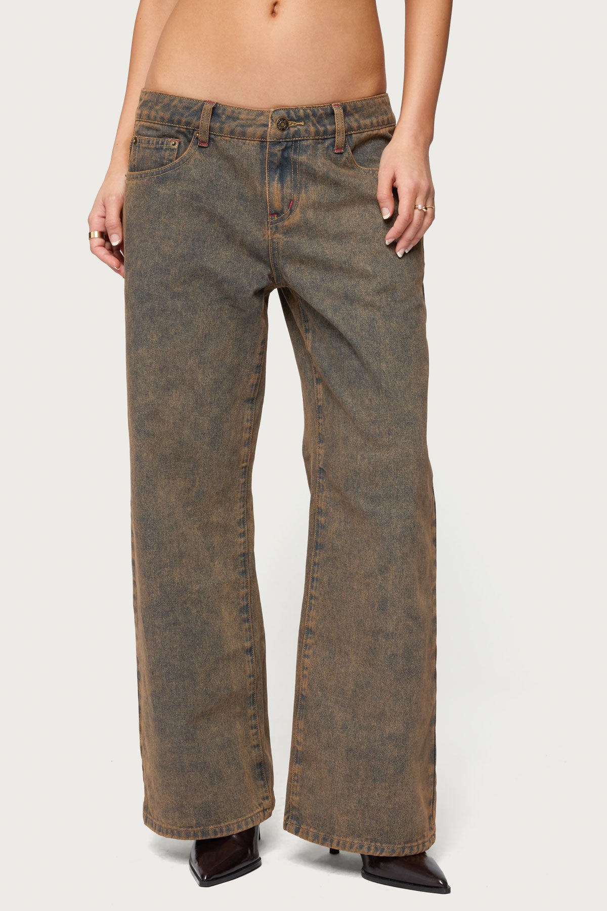 Petite Ace Low Rise Baggy Jeans
