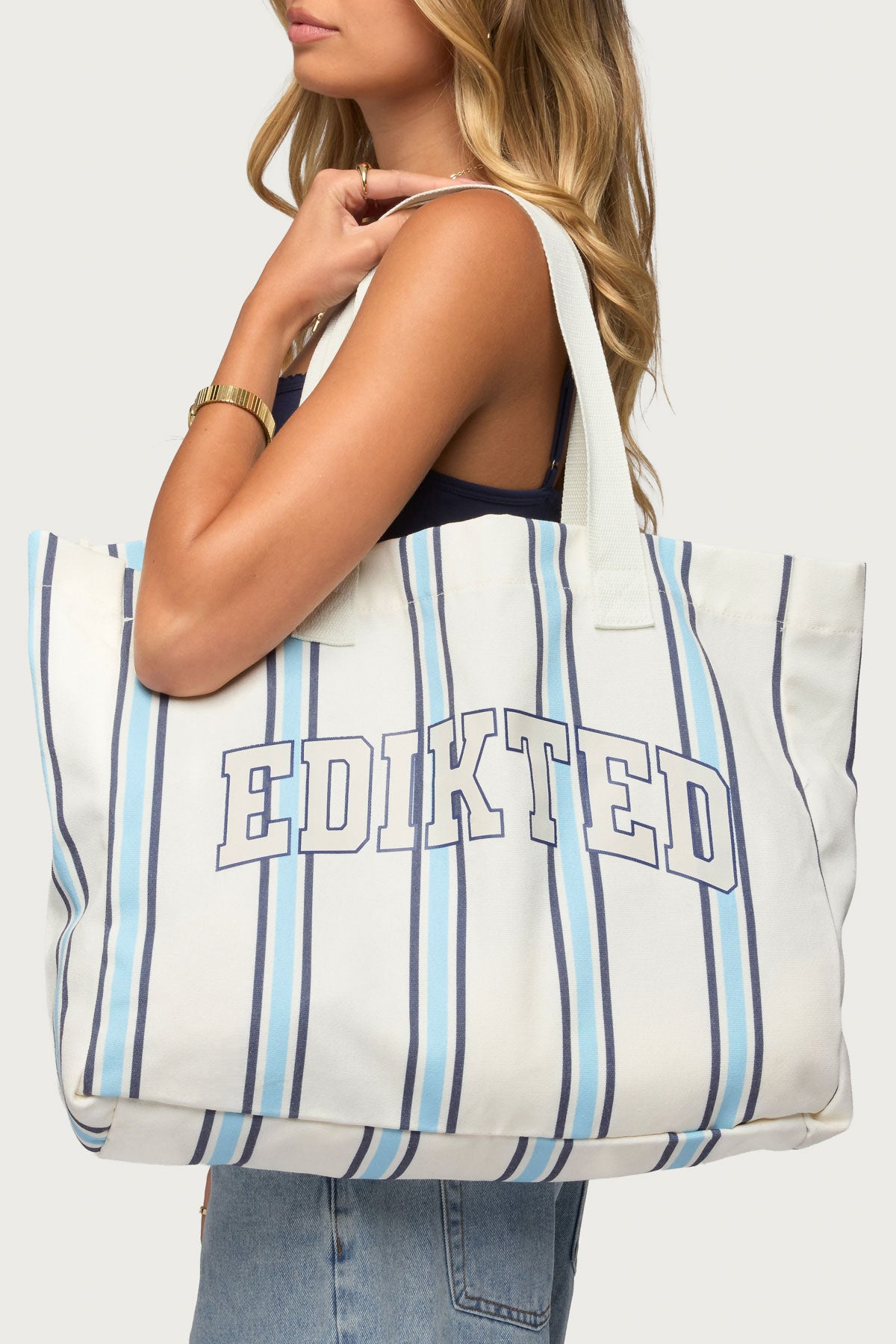 Edikteds Stripey Tote Bag