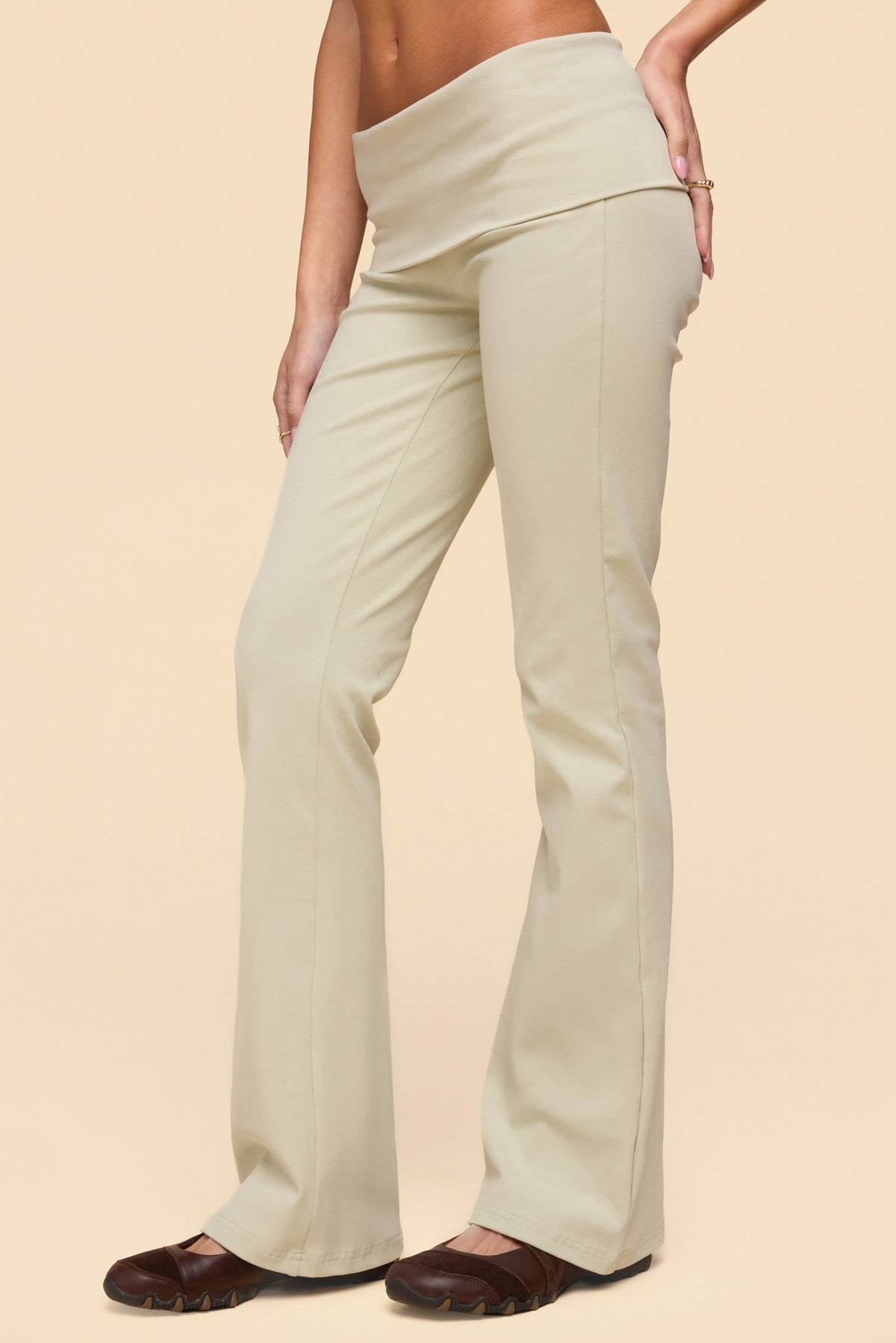 Ivanne Foldover Flared Pants