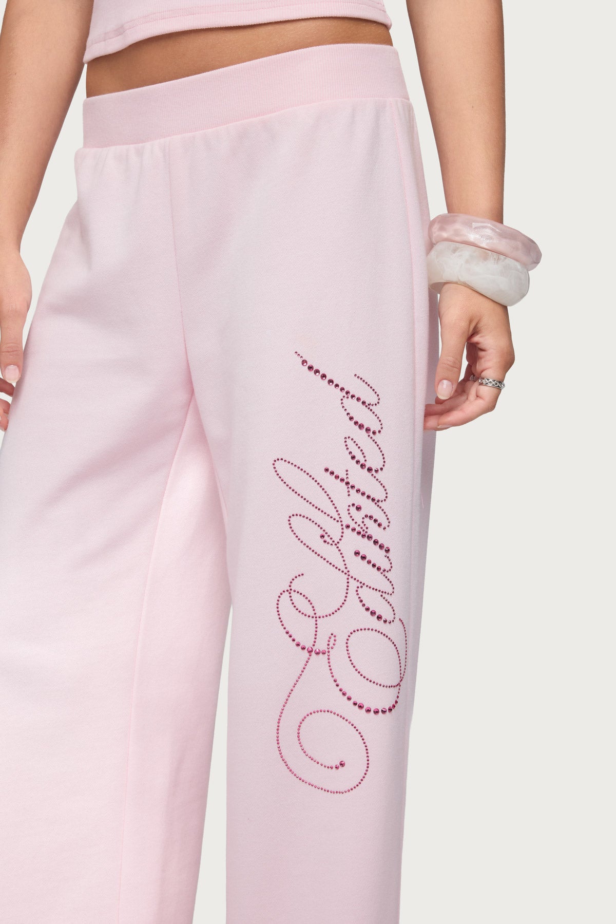 Edikteds Studio Rhinestone Sweatpants
