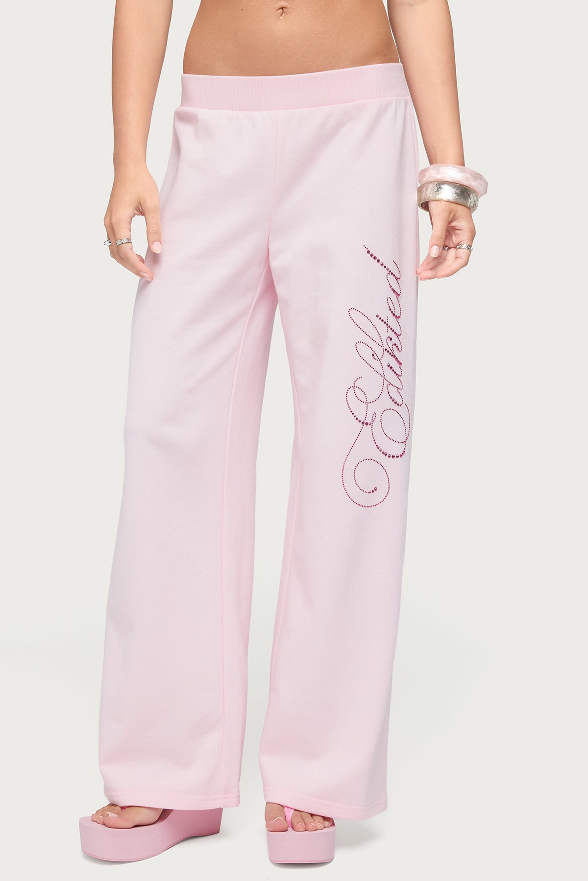 Edikteds Studio Rhinestone Sweatpants