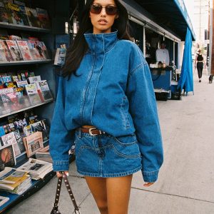 Hilary Oversized Denim Coat