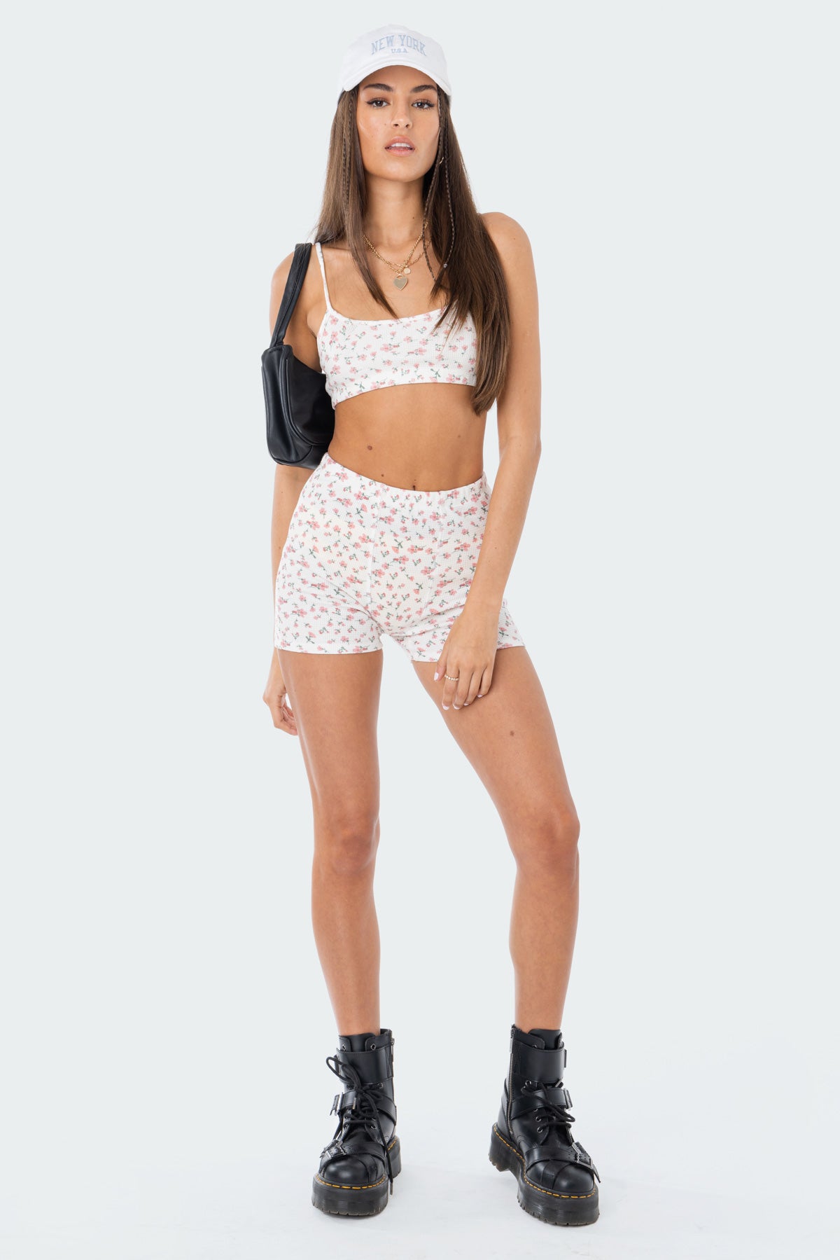 Primrose Waffle Crop Top - Image 2
