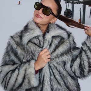 Mob Wife Faux Fur Jacket