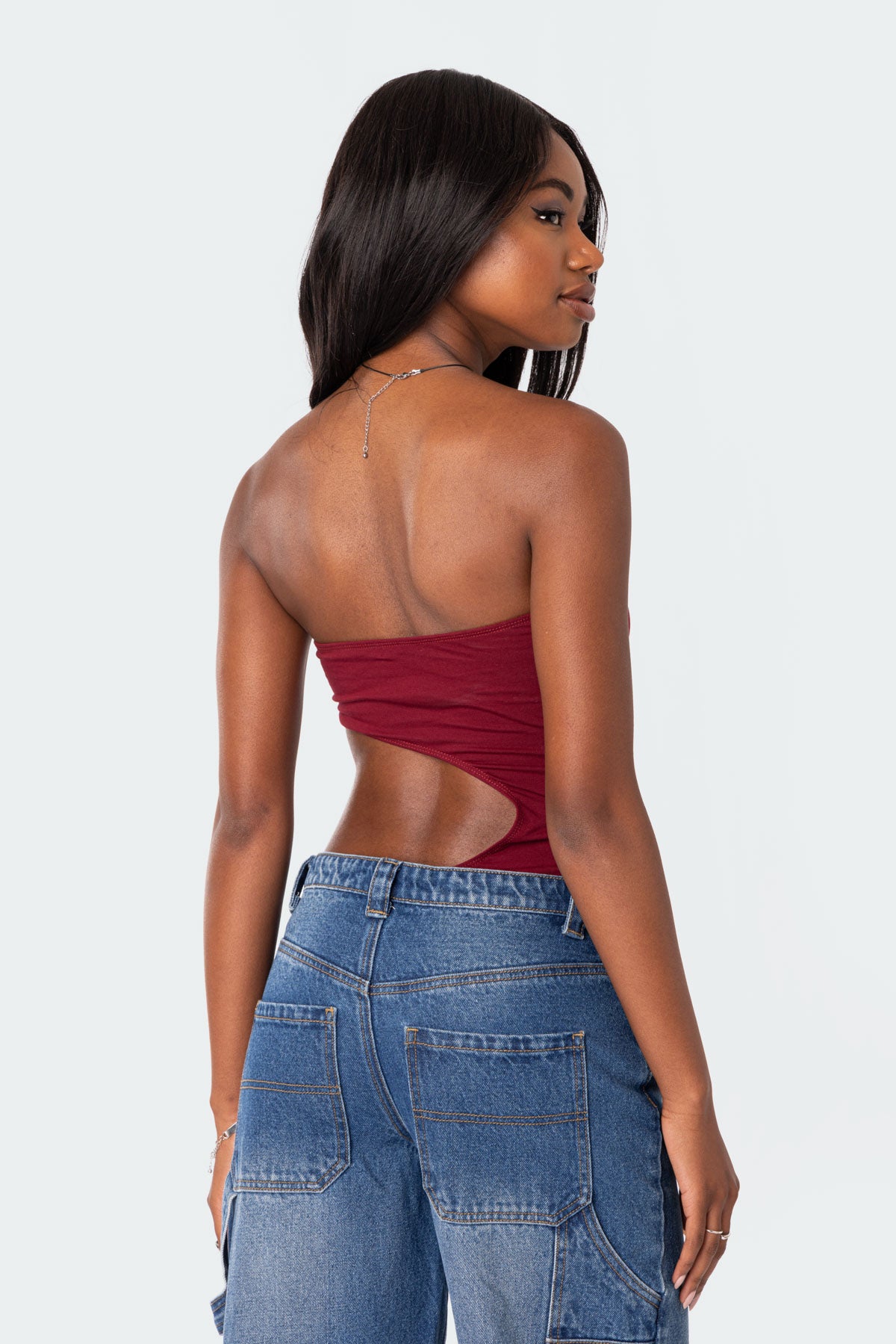 Indy Asymmetric Cut Out Bodysuit - Image 4