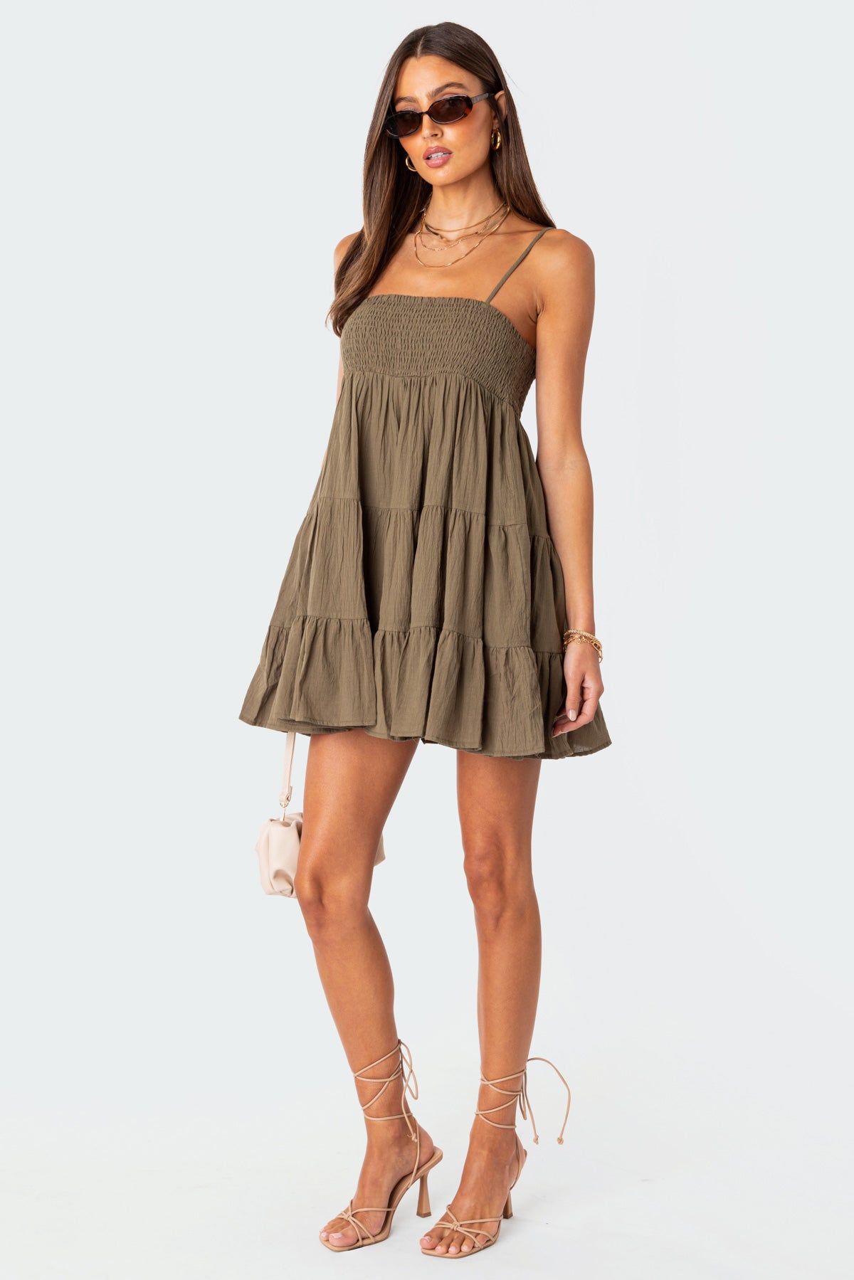 Ivory Oversized Mini Dress - Image 2