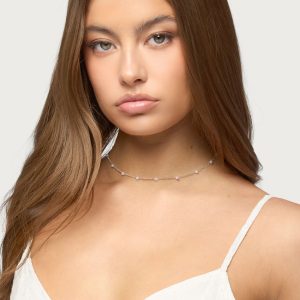 Spaced Out Pearly Necklace