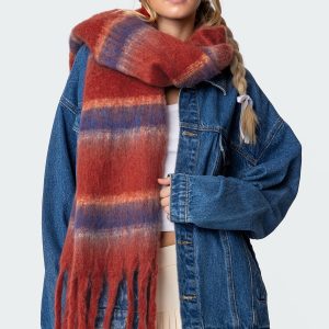 Chunky Striped Scarf