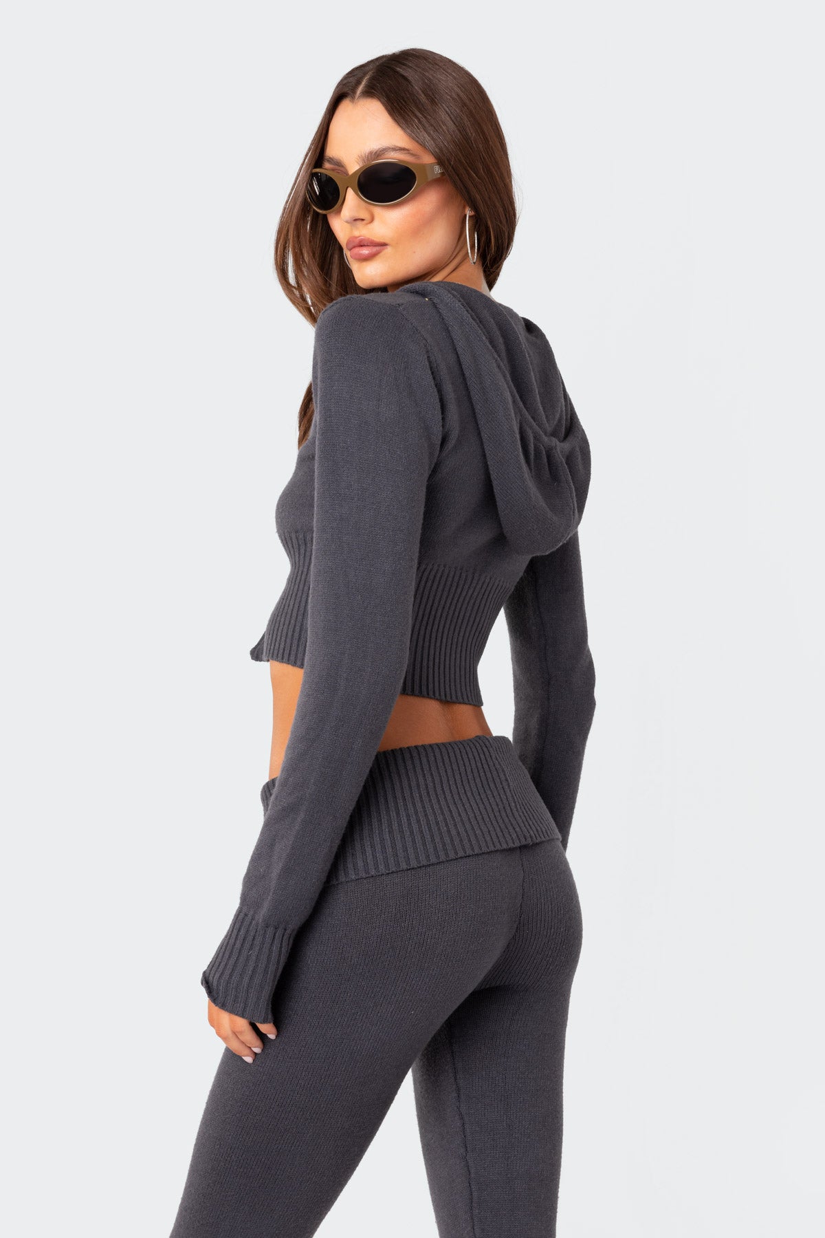 Desiree Knitted Hooded Cardigan - Image 4
