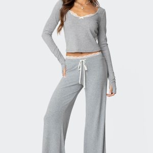 Peekaboo Lace Pants