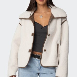Frost Oversized Faux Shearling Jacket