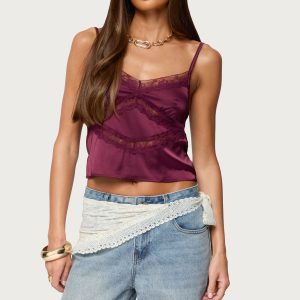 Tamar Satin Effect Tank Top