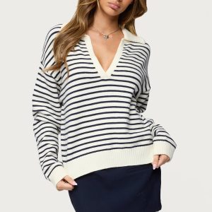 Copenhagen Oversized Striped Sweater