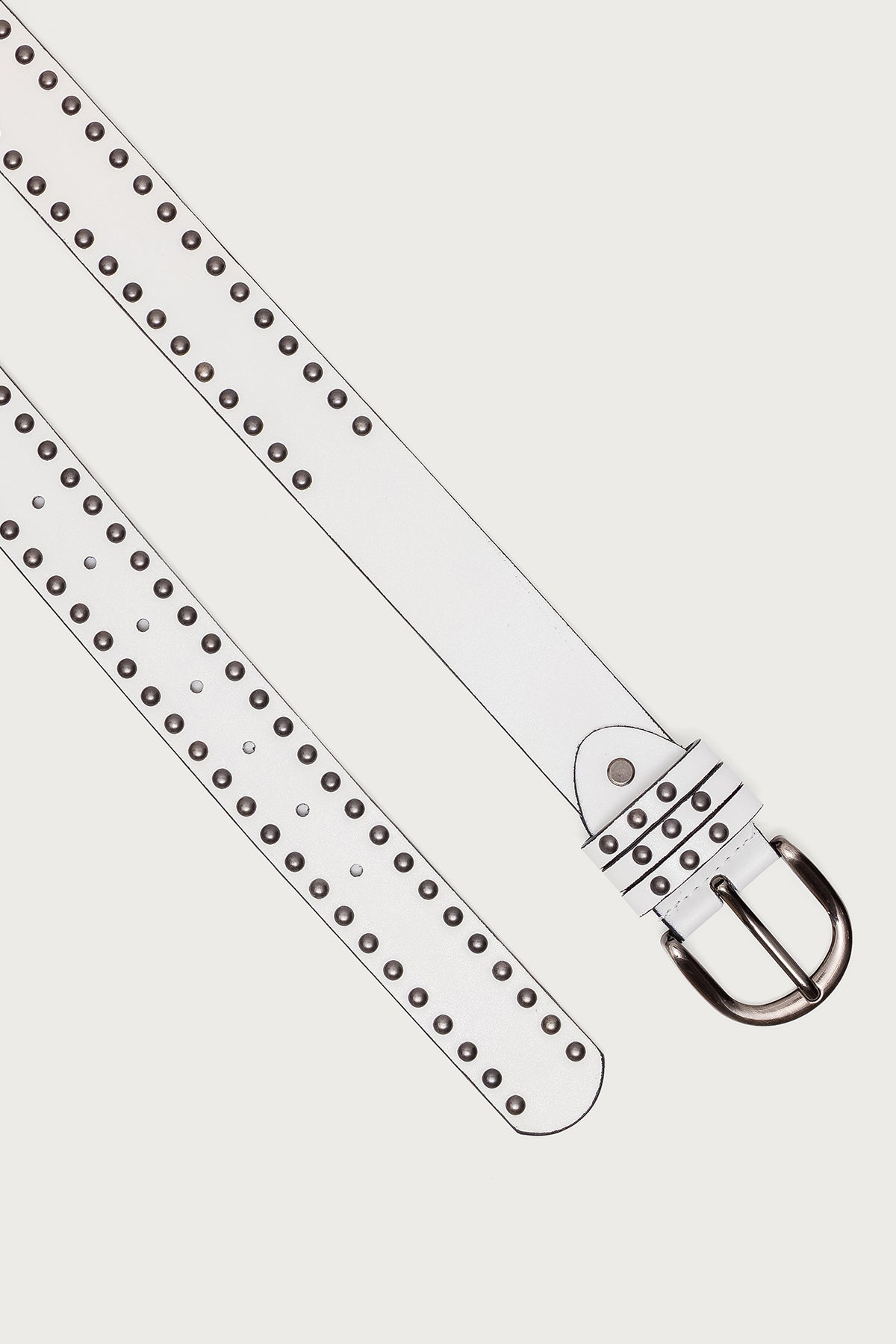 Studded Faux Leather Belt - Image 3