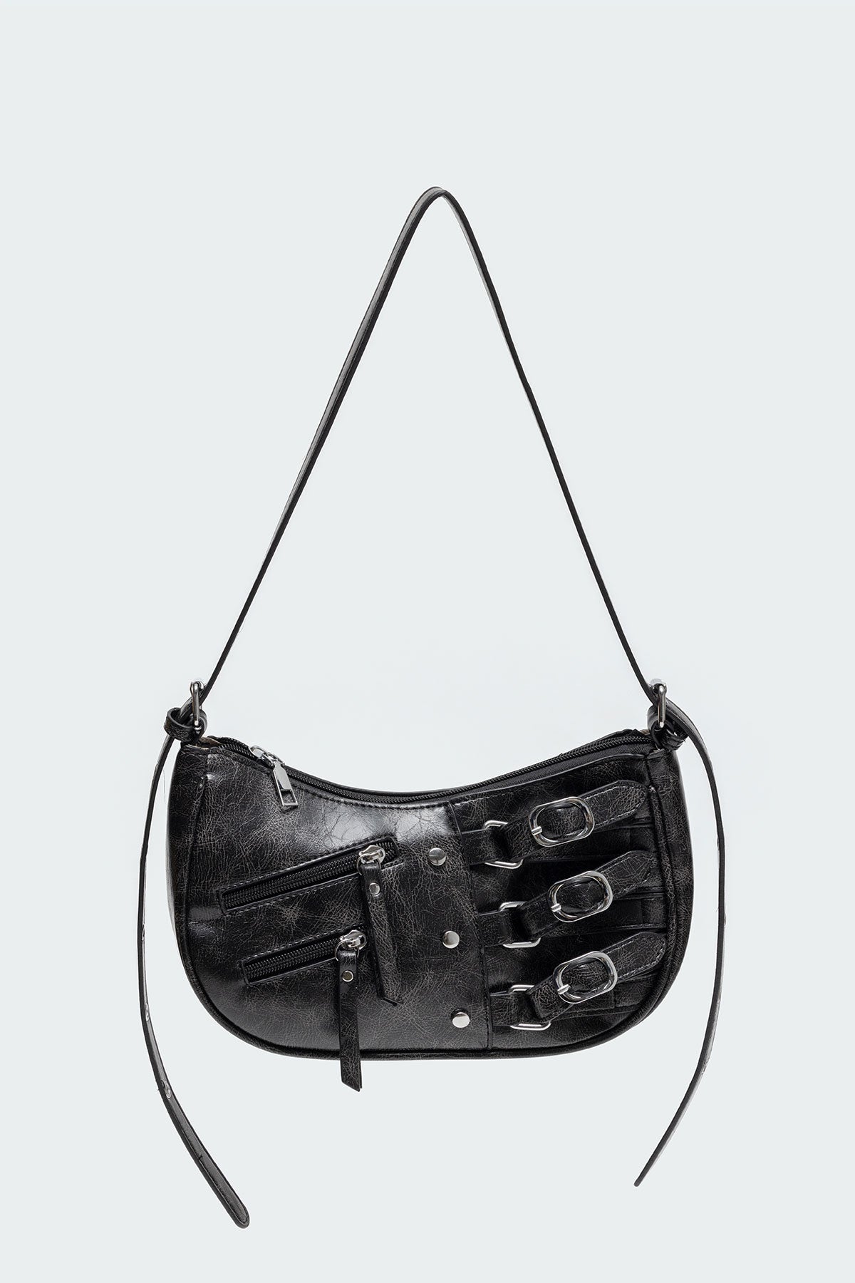 Utility Buckle Shoulder Bag - Image 2