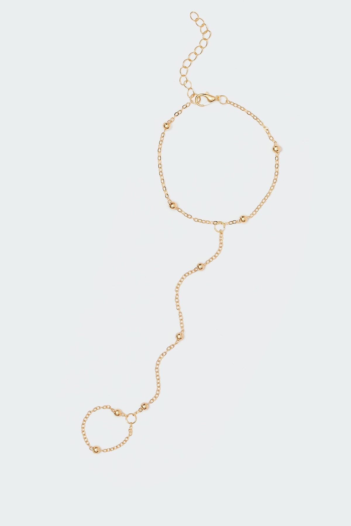 Metal Bead Hand Chain - Image 2