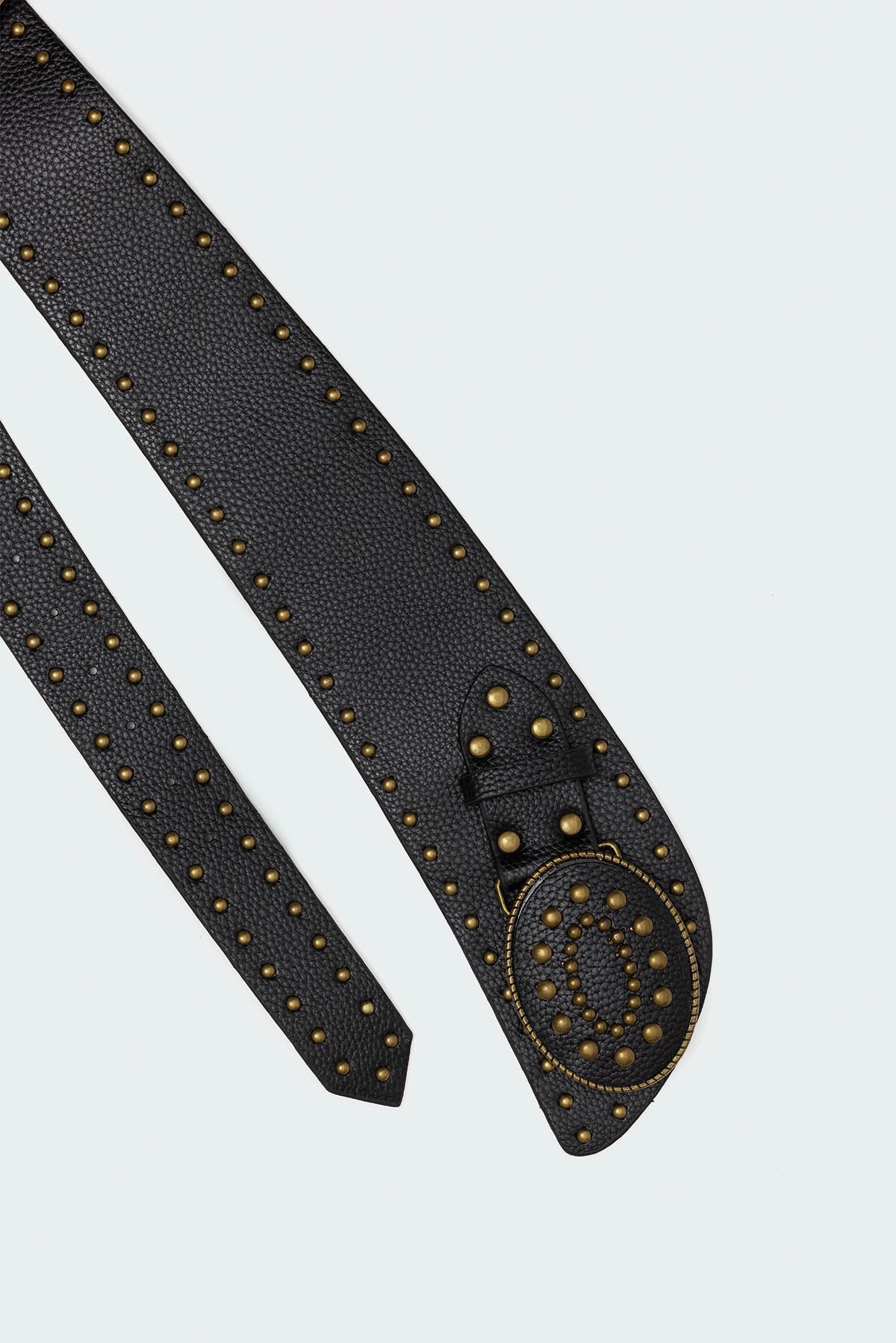 Studded Faux Leather Western Belt - Image 4
